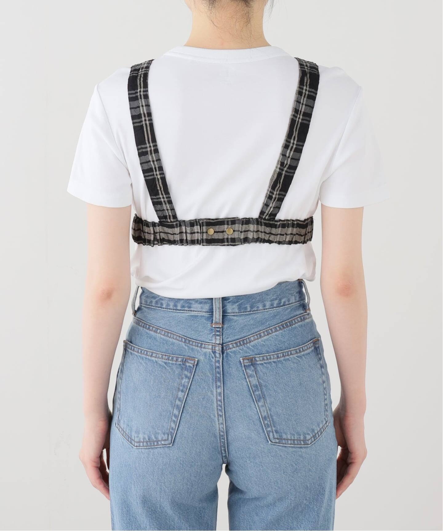 IENA LA BOUCLE キャッチワッシャーチェックビスチェ（その他トップス