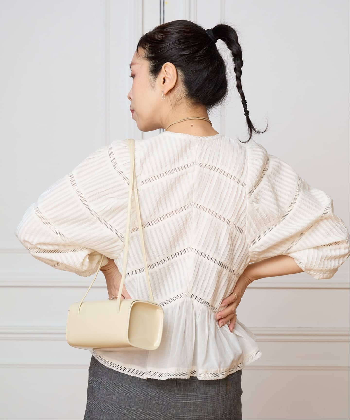IENA LA BOUCLE タックブラウス（シャツ／ブラウス）｜IENA（イエナ