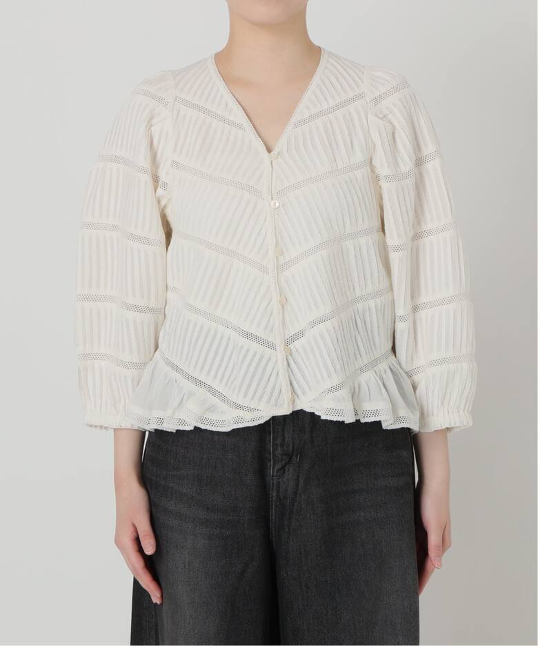 IENA LA BOUCLE タックブラウス（シャツ／ブラウス）｜IENA（イエナ 