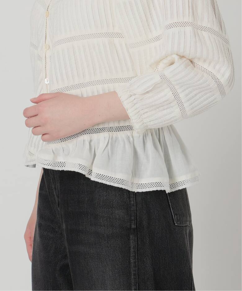 IENA LA BOUCLE タックブラウス（シャツ／ブラウス）｜IENA（イエナ 