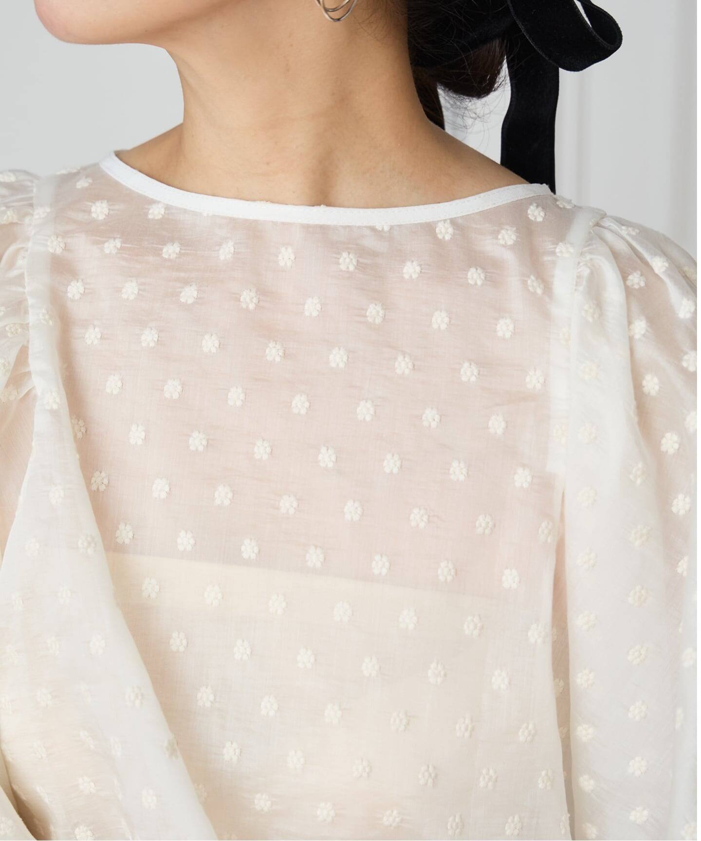 IENA LA BOUCLE Flower ドットブラウス（シャツ／ブラウス）｜IENA 