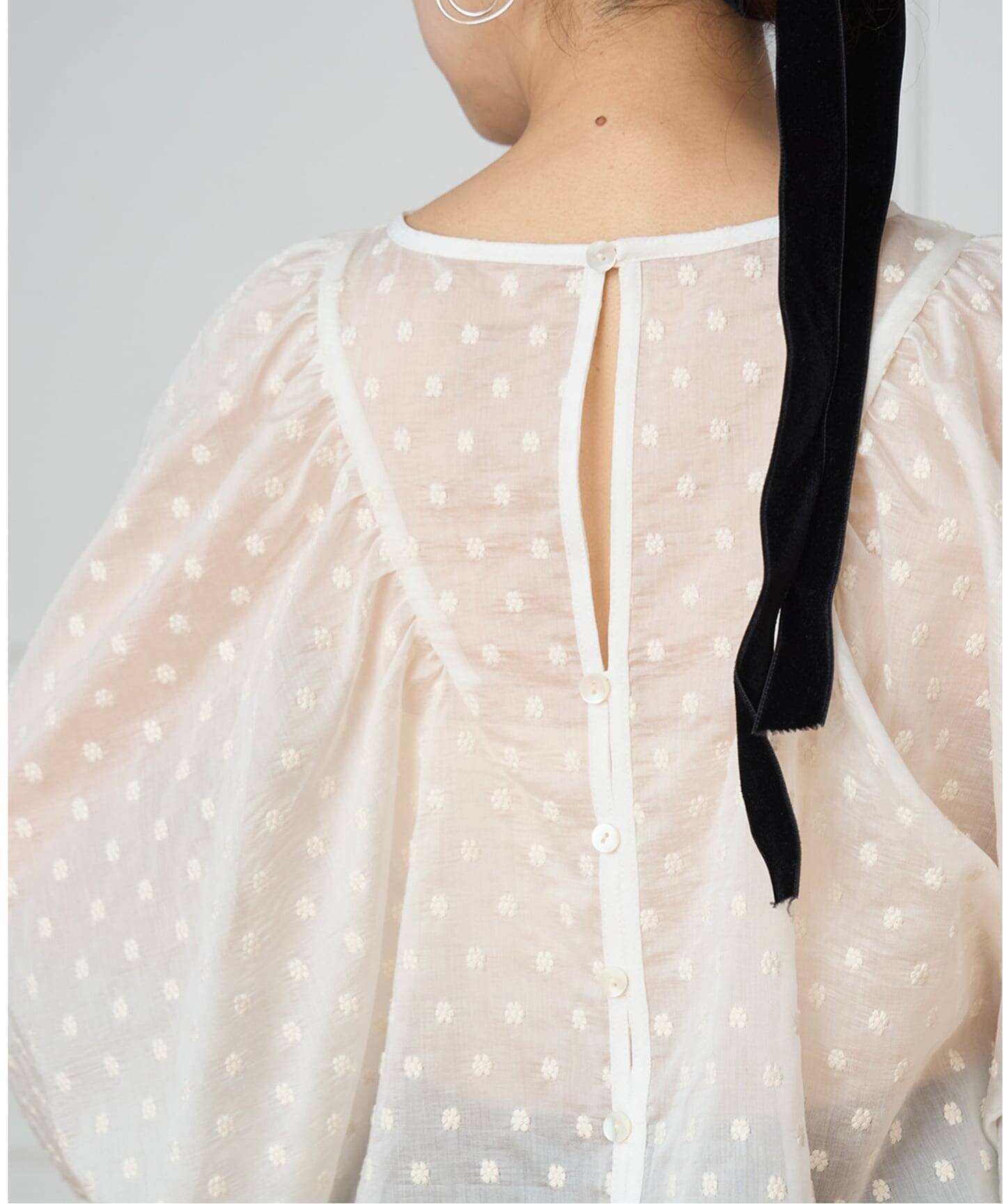 IENA LA BOUCLE Flower ドットブラウス（シャツ／ブラウス）｜IENA 