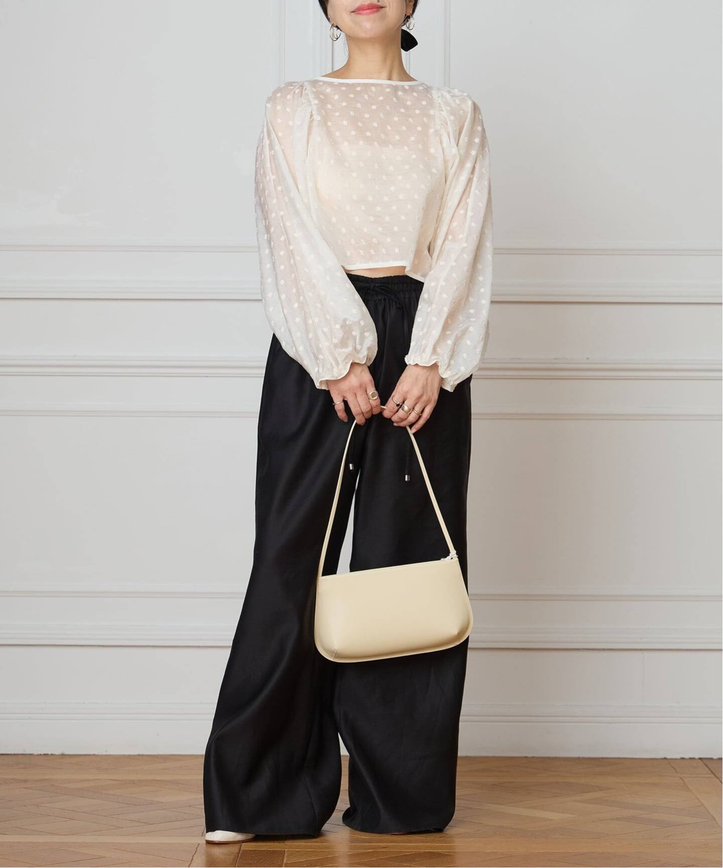 IENA LA BOUCLE Flower ドットブラウス（シャツ／ブラウス）｜IENA