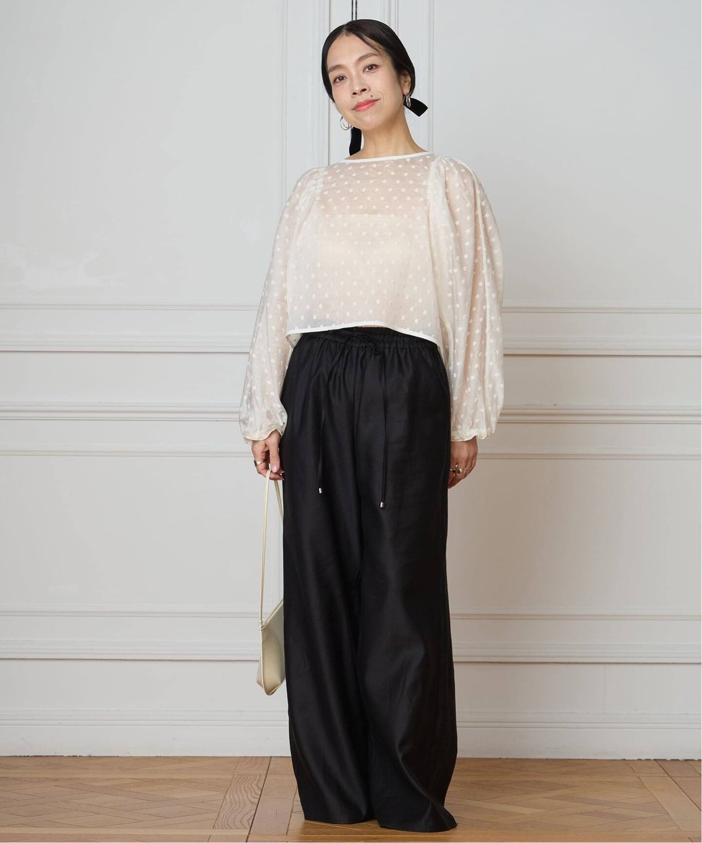 IENA LA BOUCLE Flower ドットブラウス（シャツ／ブラウス）｜IENA