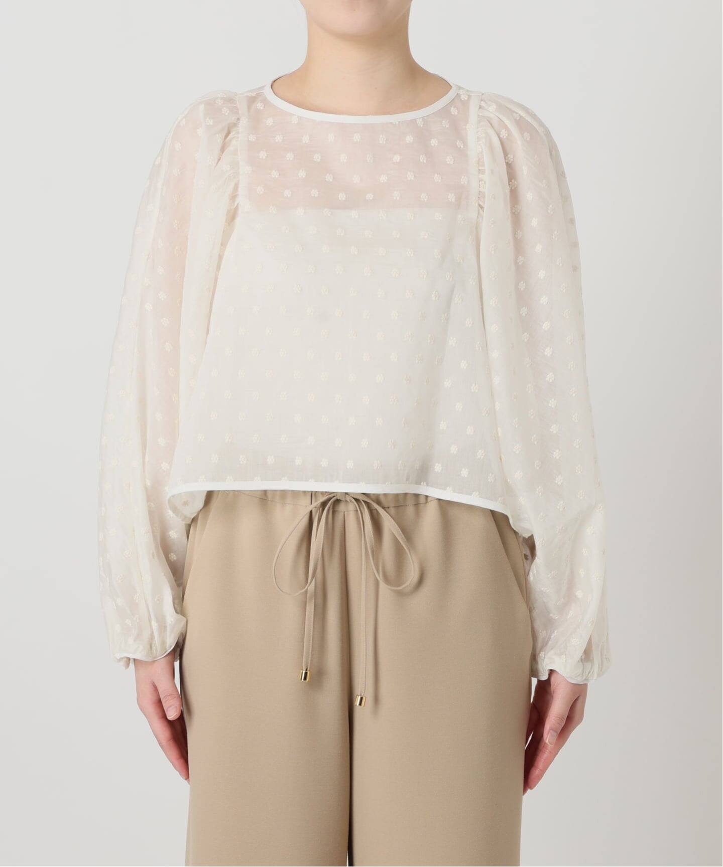 IENA LA BOUCLE Flower ドットブラウス（シャツ／ブラウス）｜IENA