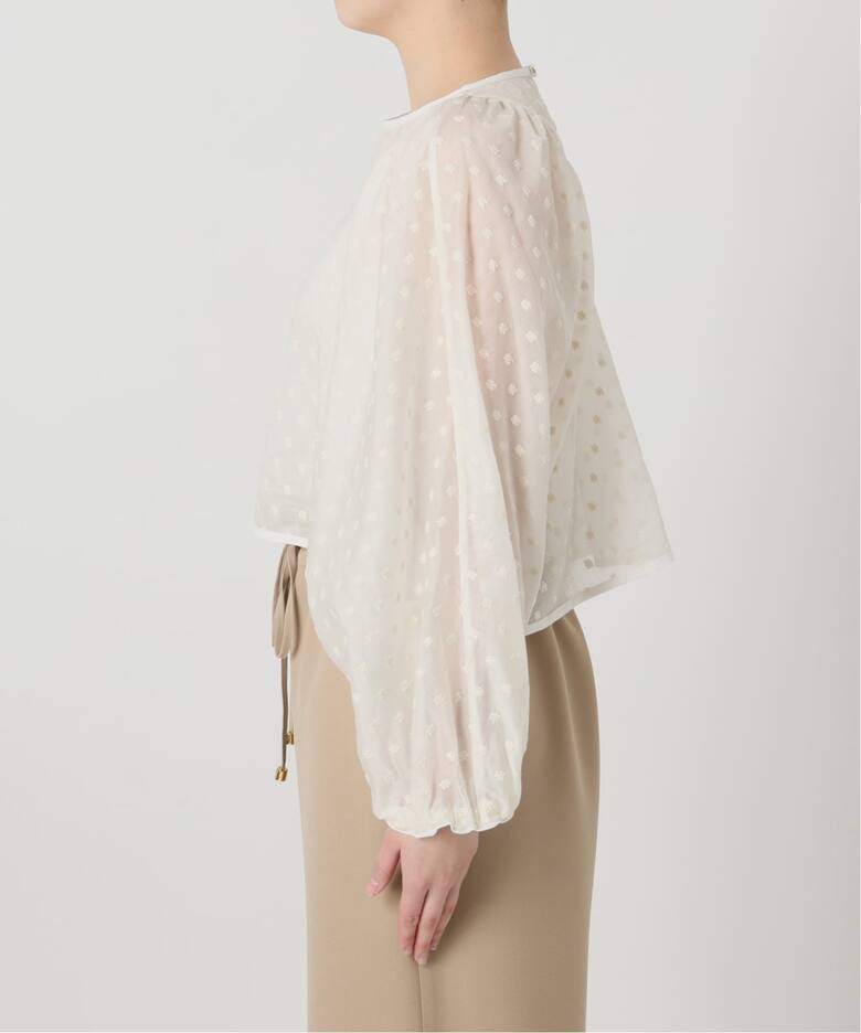 IENA LA BOUCLE Flower ドットブラウス（シャツ／ブラウス）｜IENA 