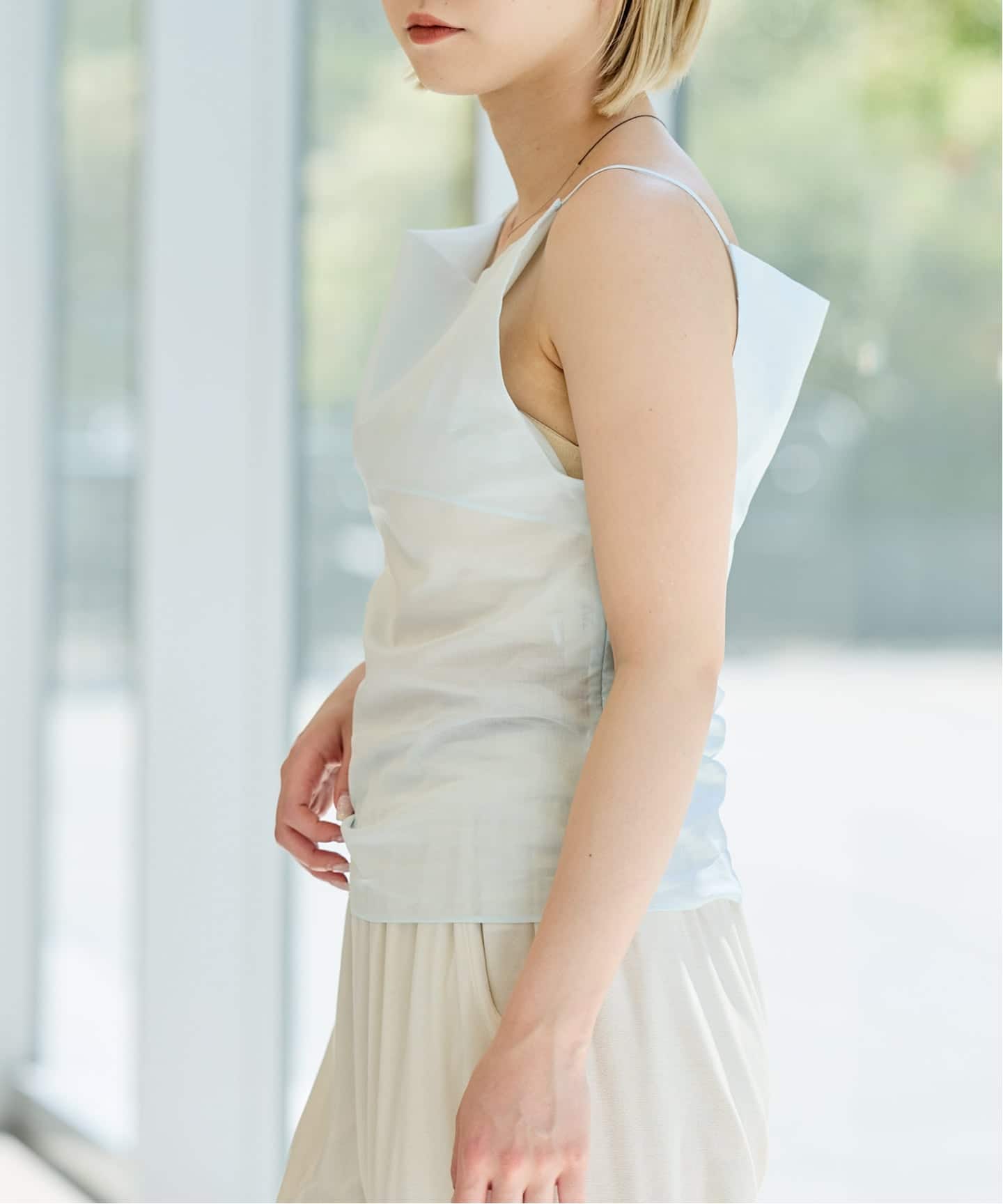 sera studio セーラスタジオ CARRE TOP WITH THIN STRAPS（シャツ
