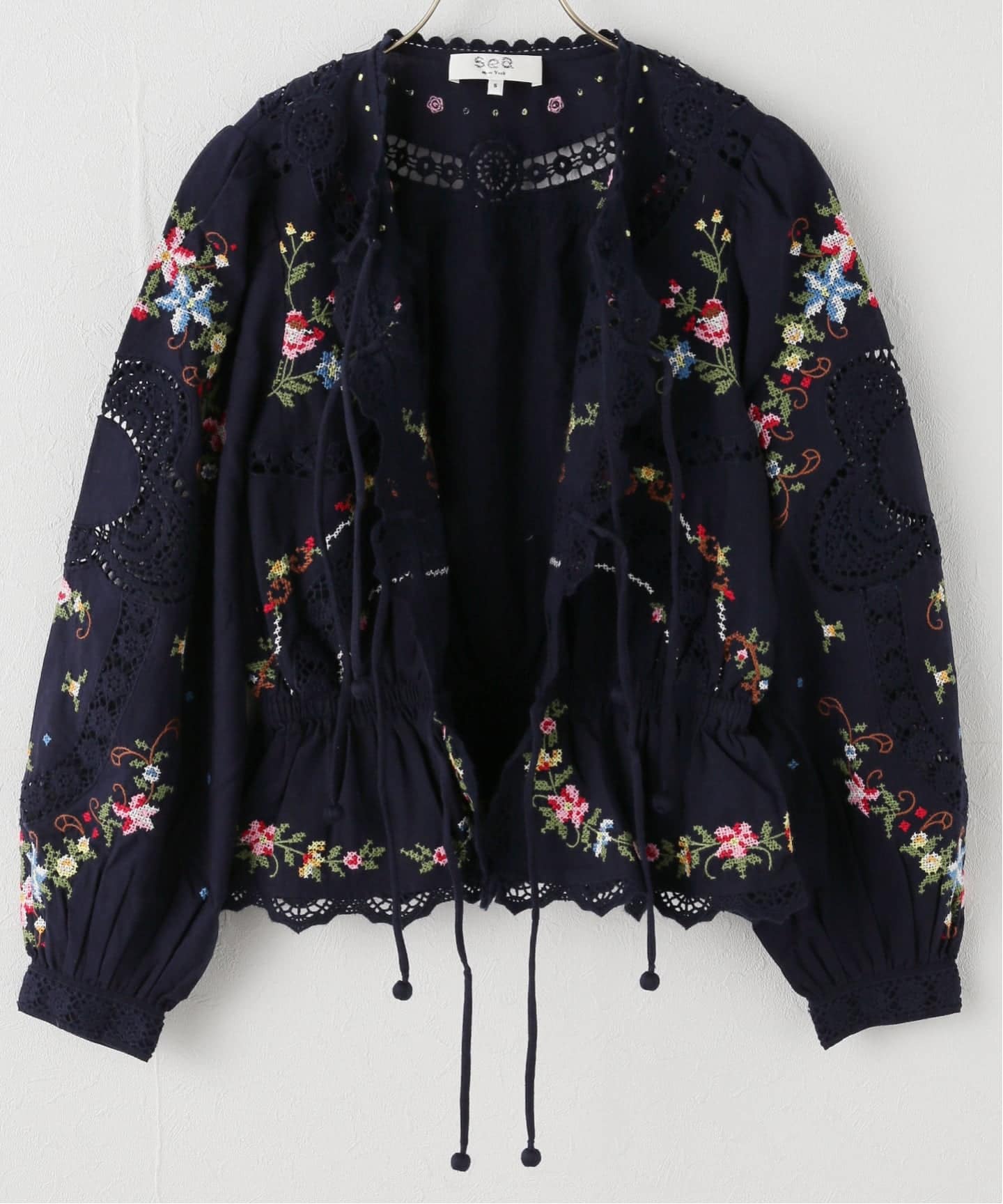 SEA NEW YORK/シー ニューヨーク EMBROIDERY TOP RS26-133（シャツ