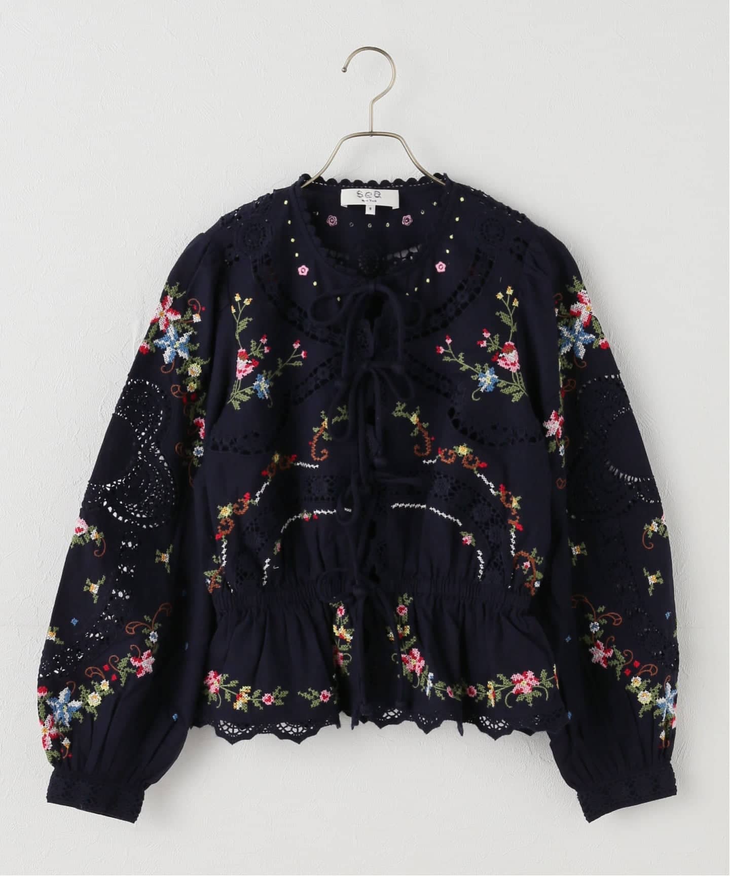 SEA NEW YORK/シー ニューヨーク EMBROIDERY TOP RS26-133（シャツ