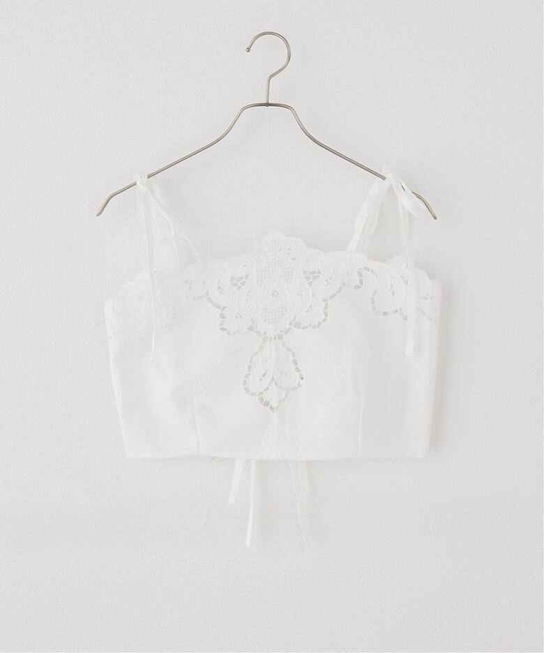 HERITER エリテ cutwork parts busitier H0-00-3085（シャツ／ブラウス 