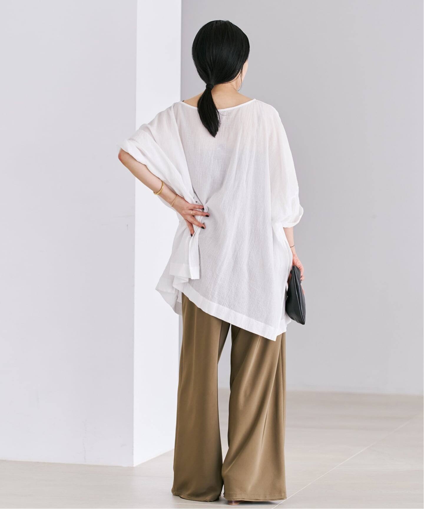 Voil Poncho ブラウス（シャツ／ブラウス）｜Plage（プラージュ）の 