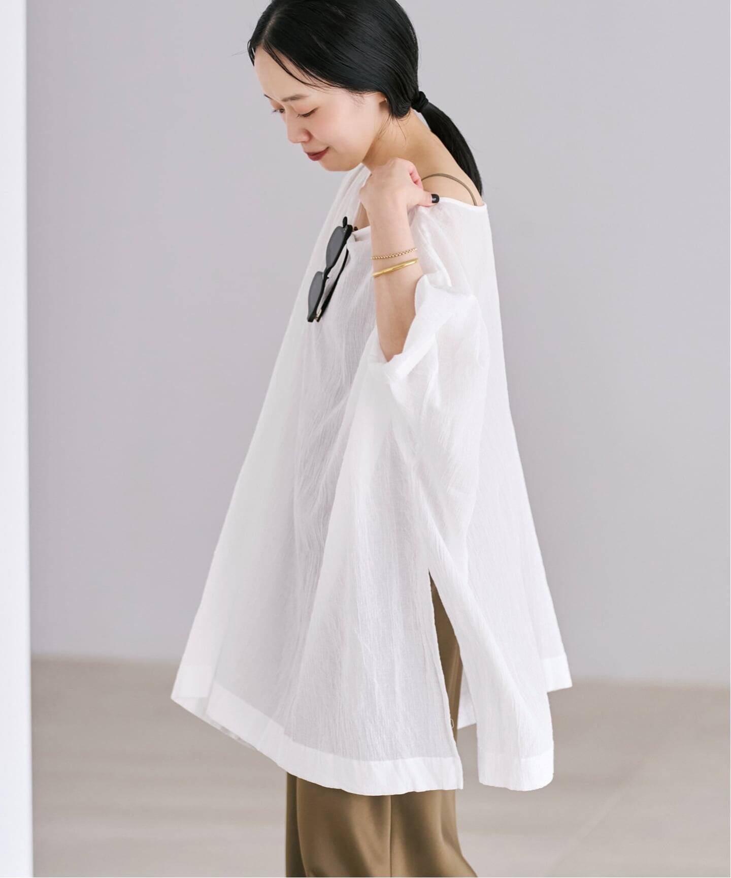 Voil Poncho ブラウス（シャツ／ブラウス）｜Plage（プラージュ）の 