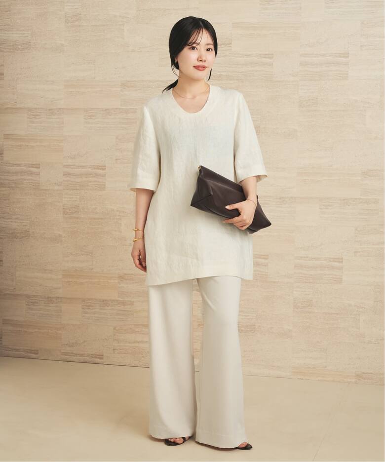 プラージュplage☆ 大人気即完売 Diagonal Tunic 今店舗で売れている 
