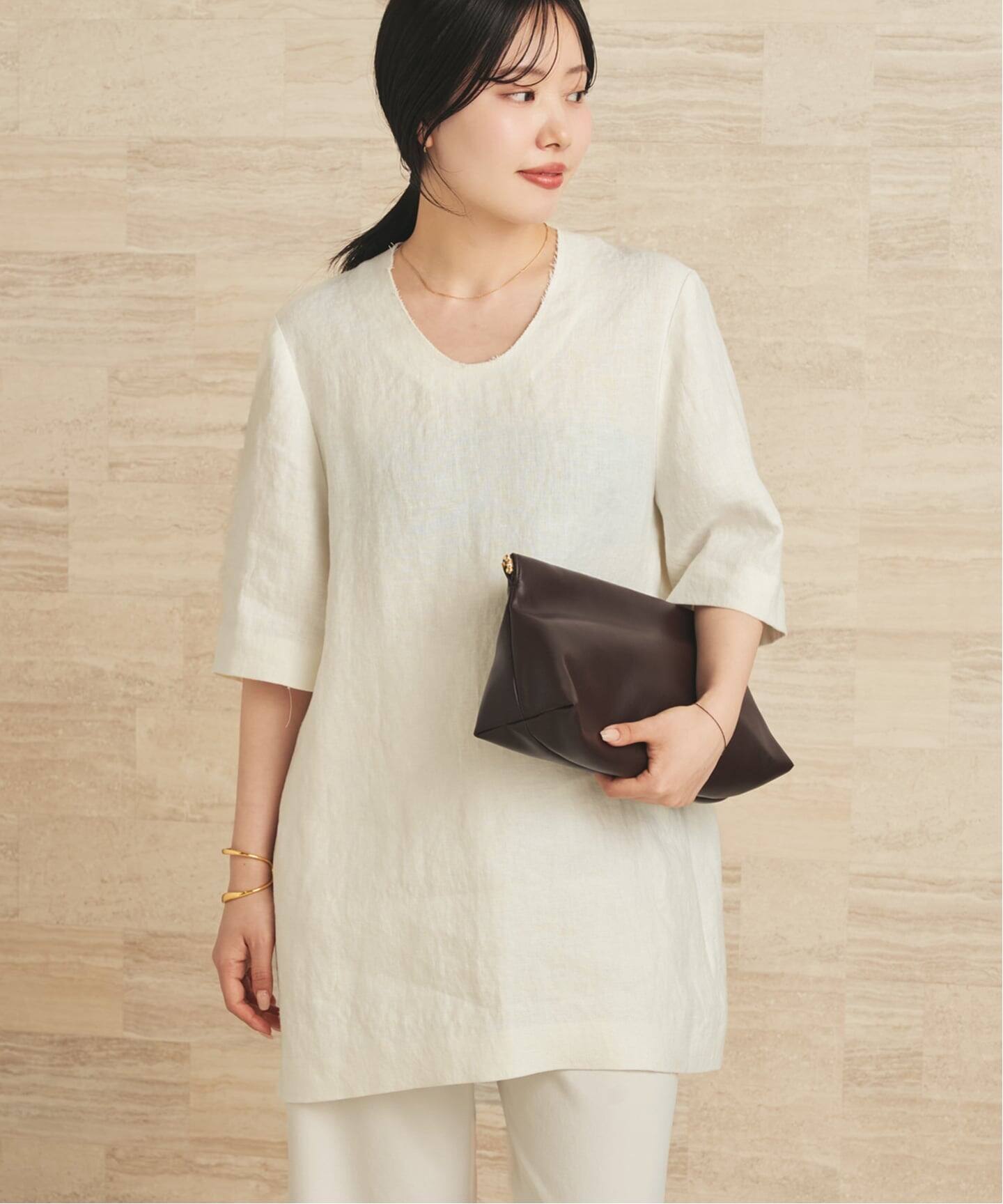 Plage】25SS Form half sleeve シャツ ブラウス Form half sleeve