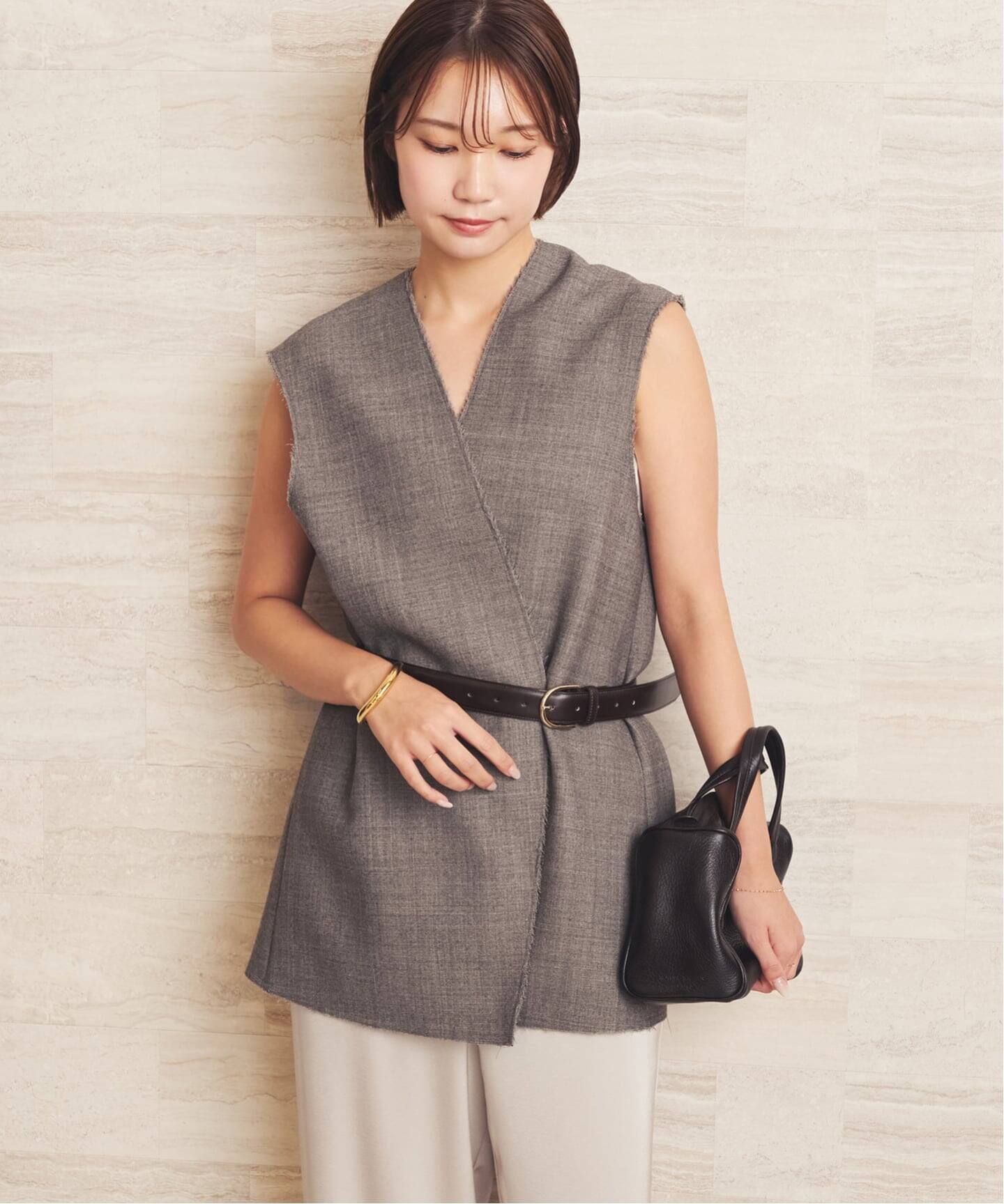 ★新品未使用★大人気！即完売★Plage SOFT WOOL ベスト38サイズ WO mix rever ジレ（ベスト）｜Plage（プラージュ）の通販｜BAYCREW'S