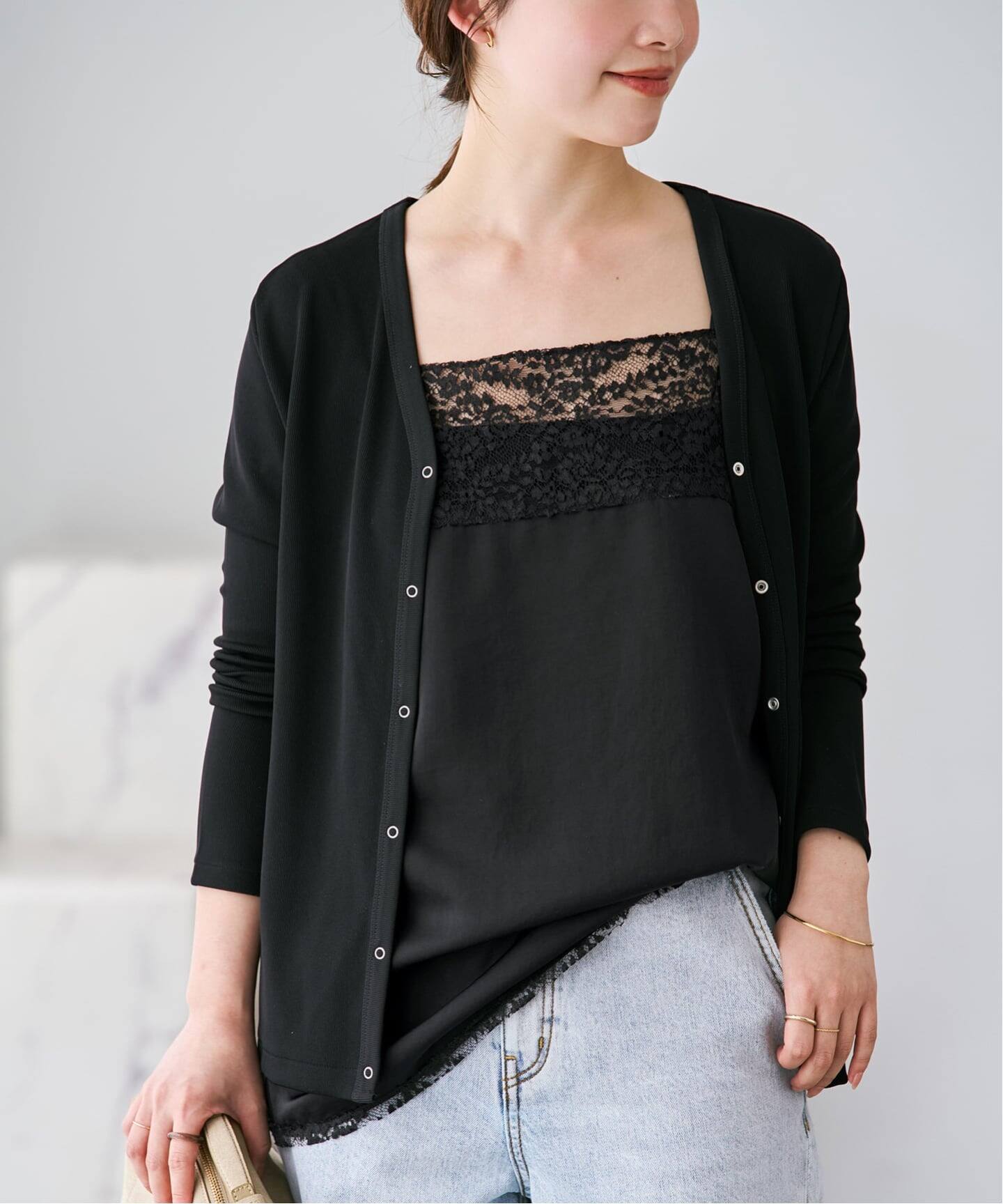 Linen mix lace キャミソール（キャミソール）｜Plage（プラージュ）の
