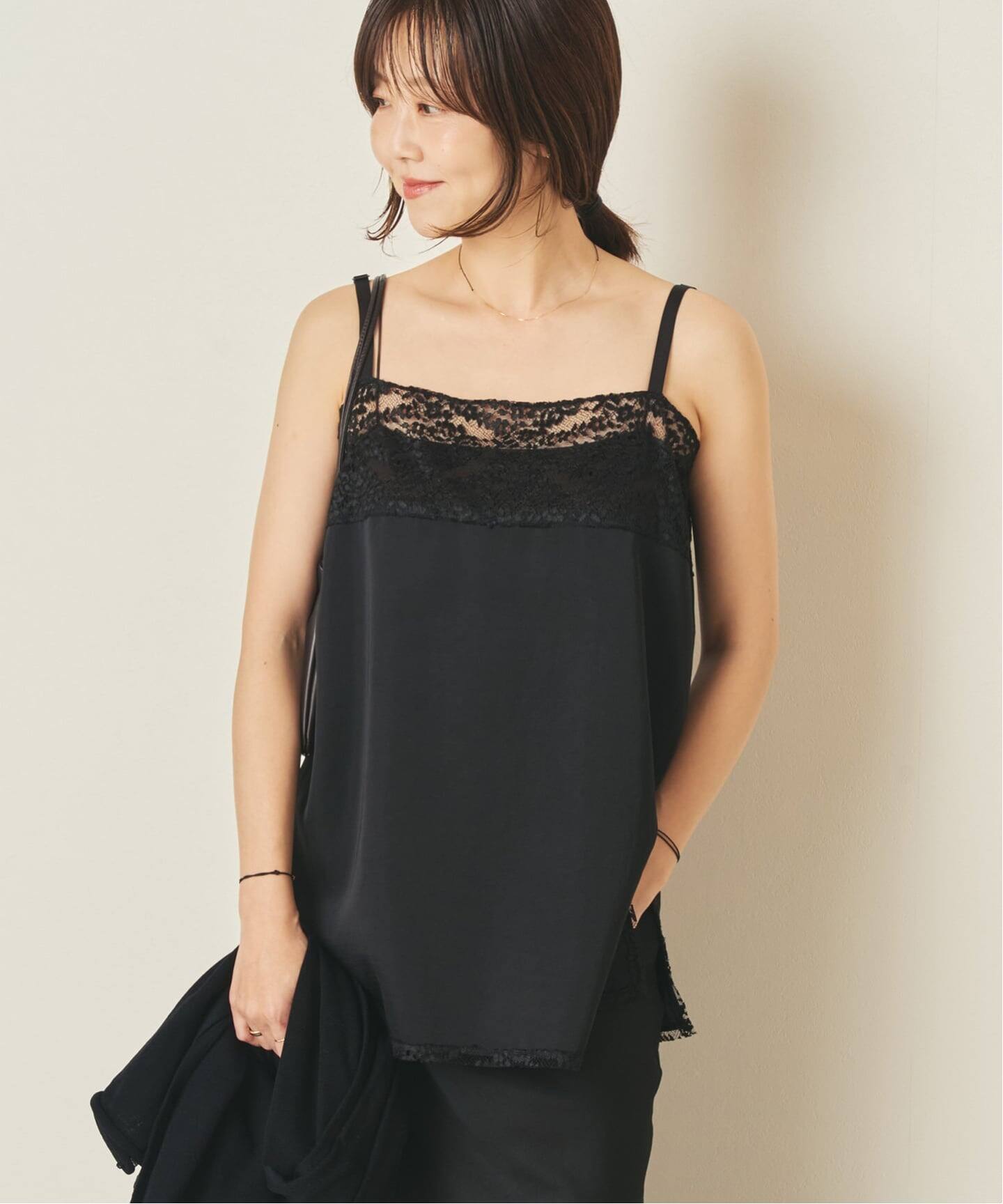 Linen mix lace キャミソール（キャミソール）｜Plage（プラージュ）の