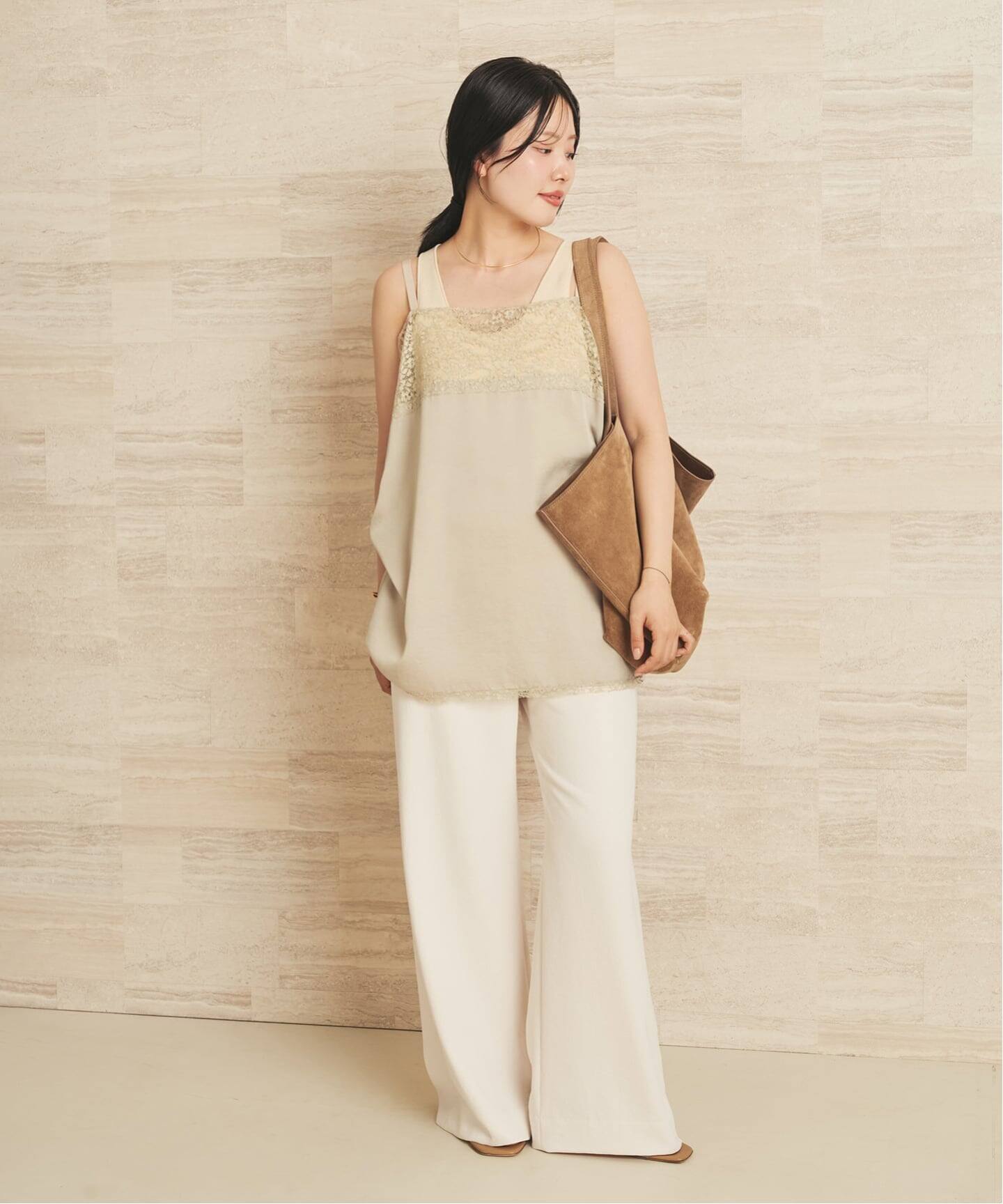 Linen mix lace キャミソール(キャミソール)|Plage(プラージュ)の Linen mix lace キャミソール(キャミソール)|Plage(プラージュ)の