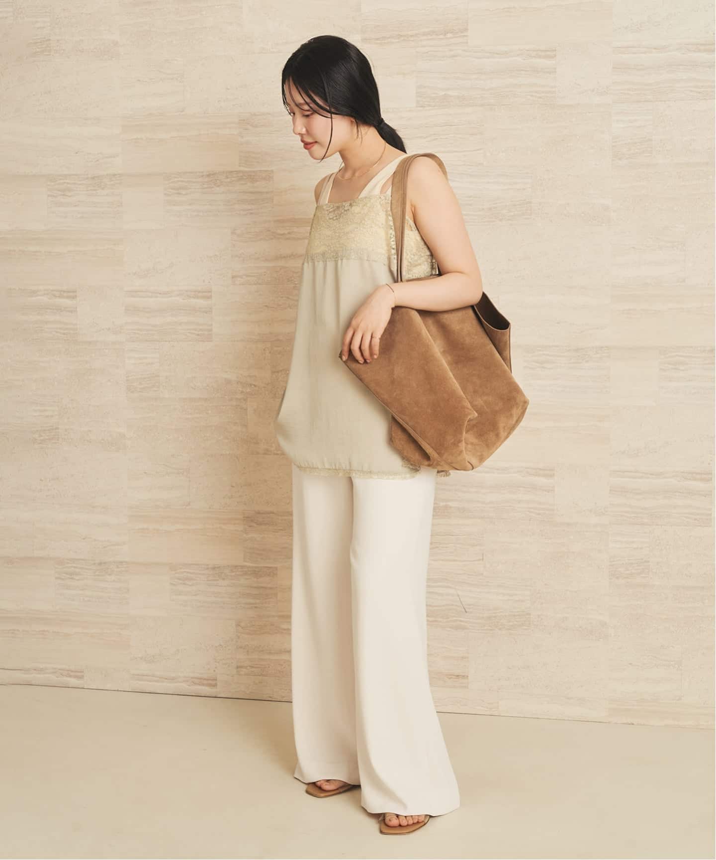 Linen mix lace キャミソール（キャミソール）｜Plage（プラージュ）の