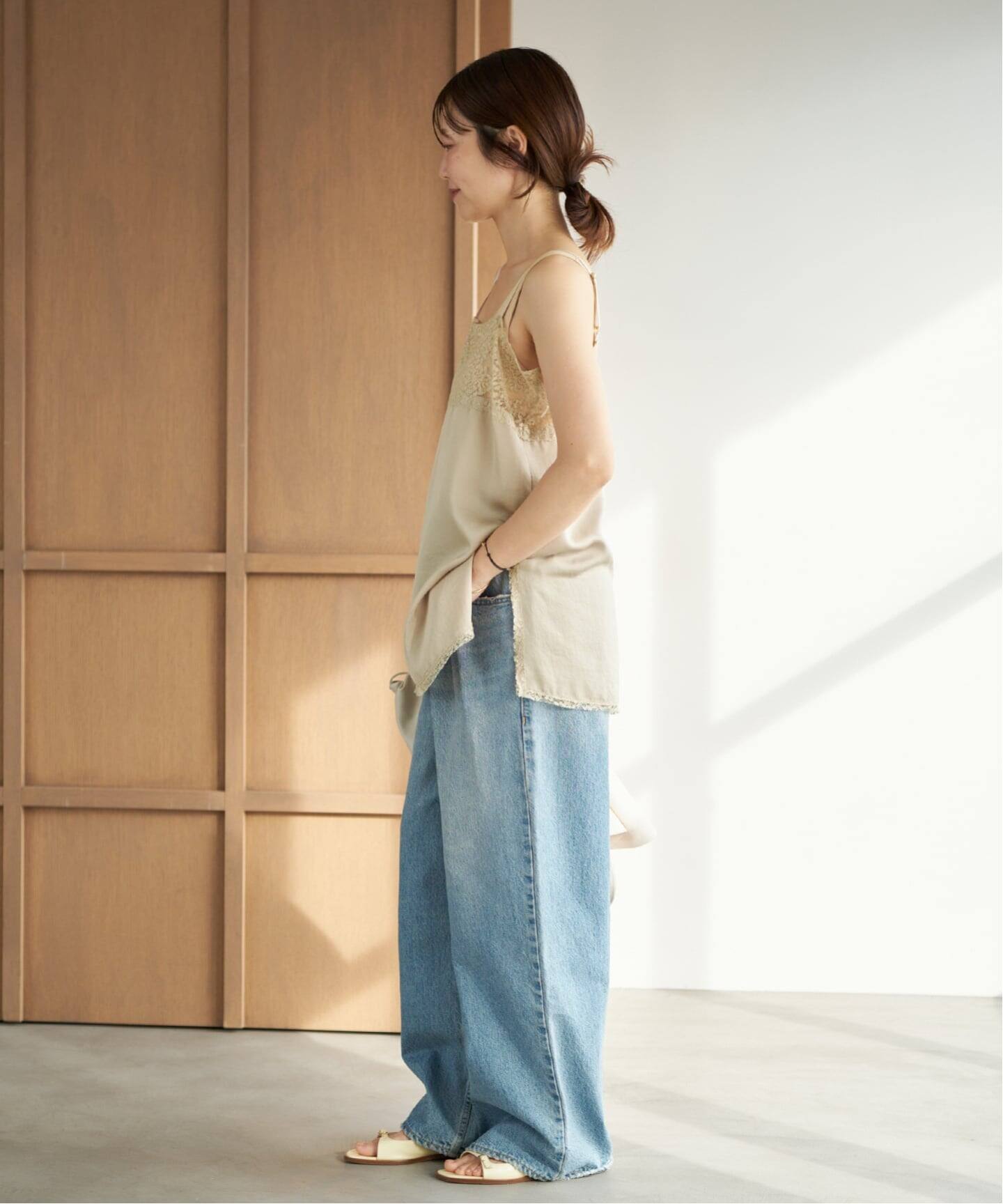 Linen mix lace キャミソール（キャミソール）｜Plage（プラージュ）の