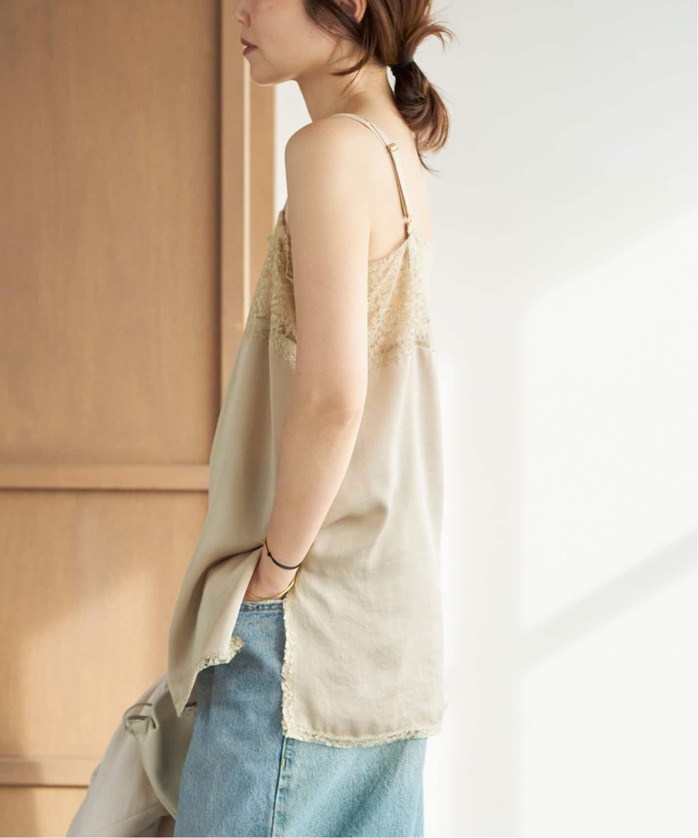 Linen mix lace キャミソール（キャミソール）｜Plage（プラージュ）の