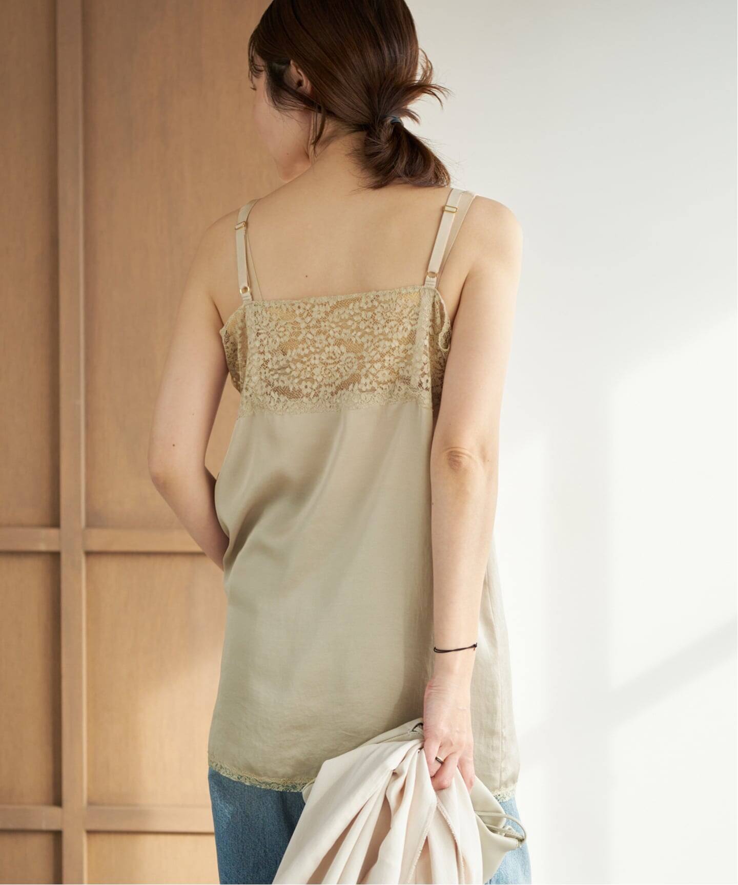 Linen mix lace キャミソール（キャミソール）｜Plage（プラージュ）の 