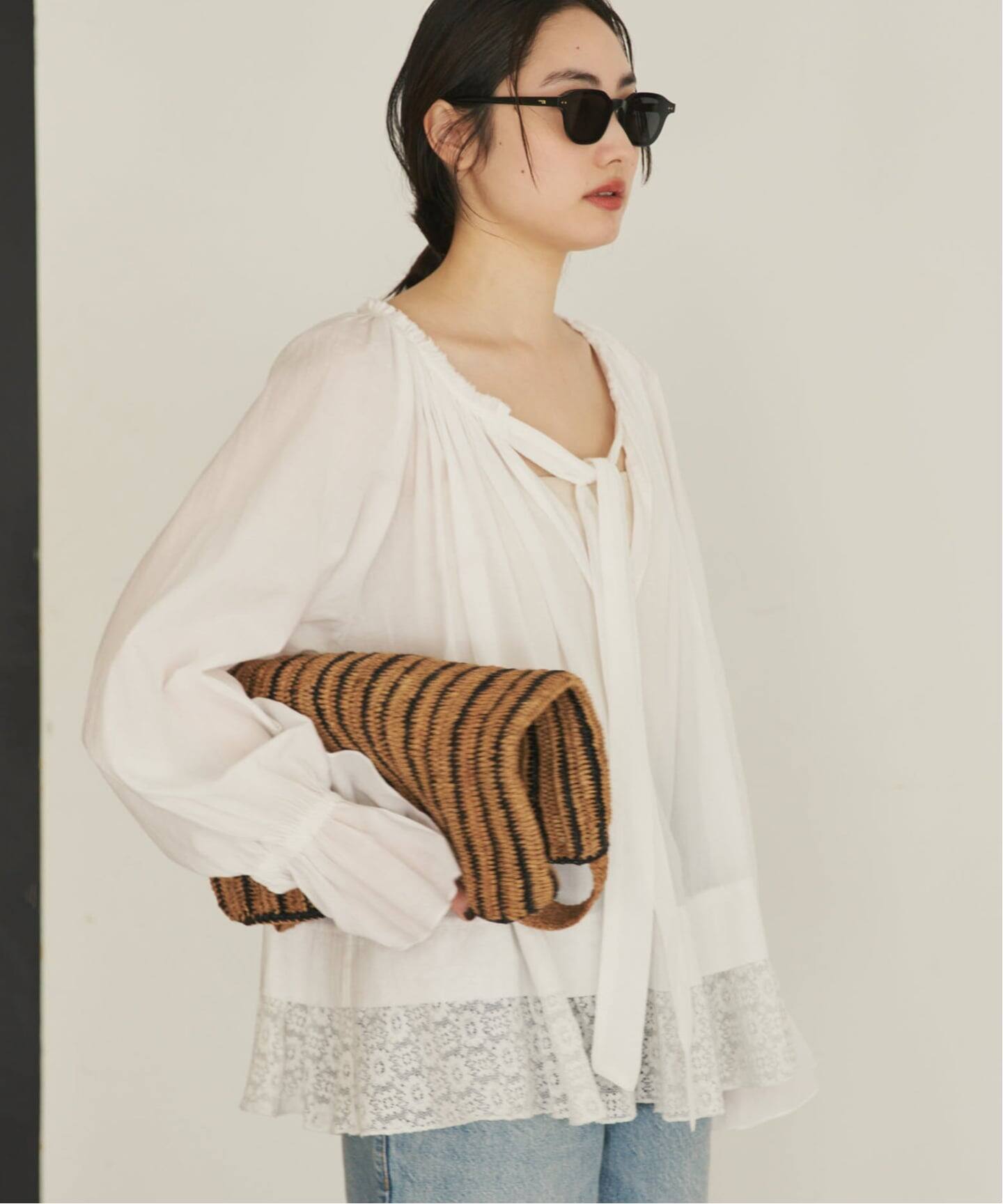 COTTON KHADI ブラウス（シャツ／ブラウス）｜Plage（プラージュ）の