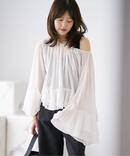 《予約》COTTON FRILLS ブラウス