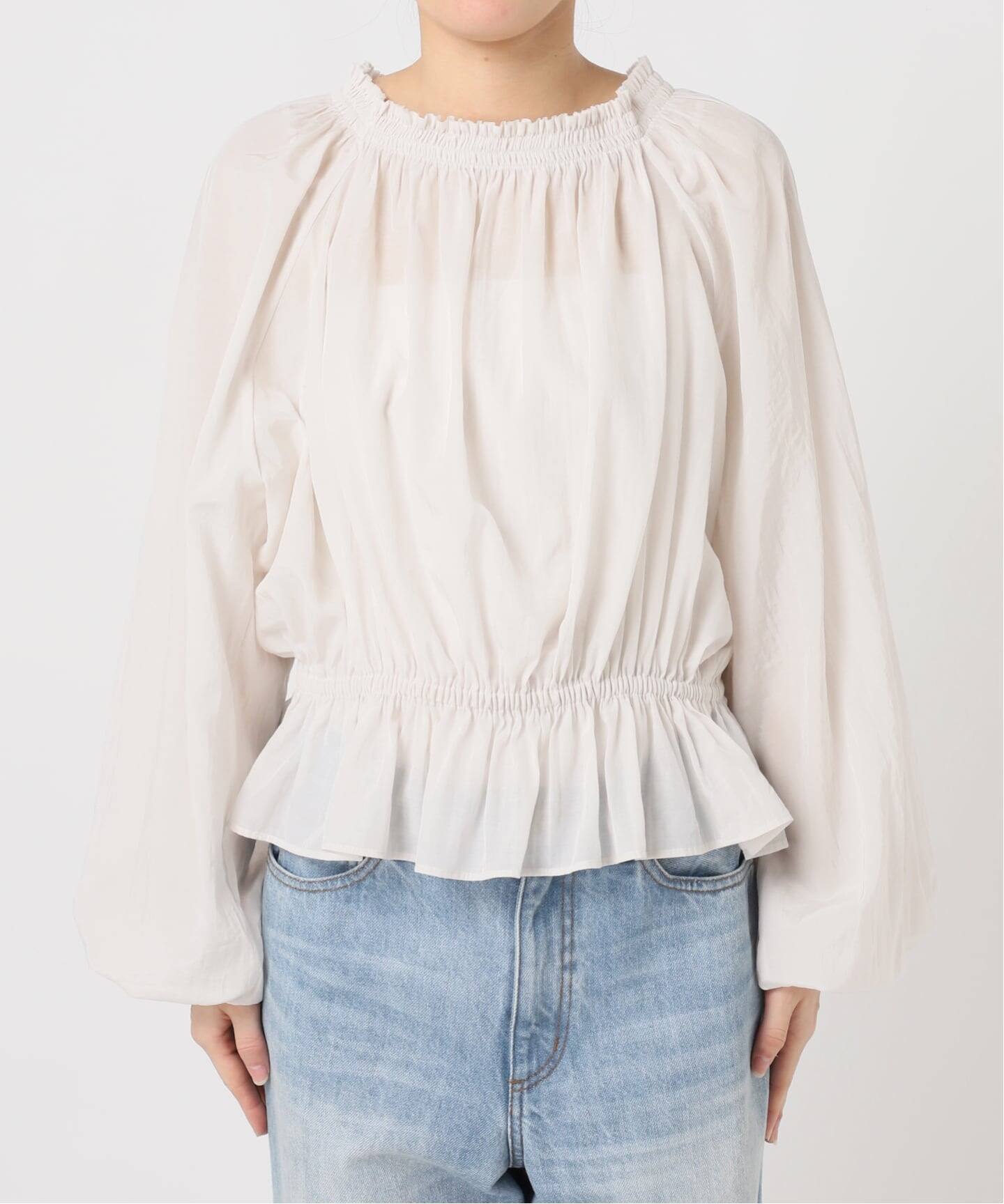 予約》silky gather ブラウス（シャツ／ブラウス）｜Plage（プラージュ