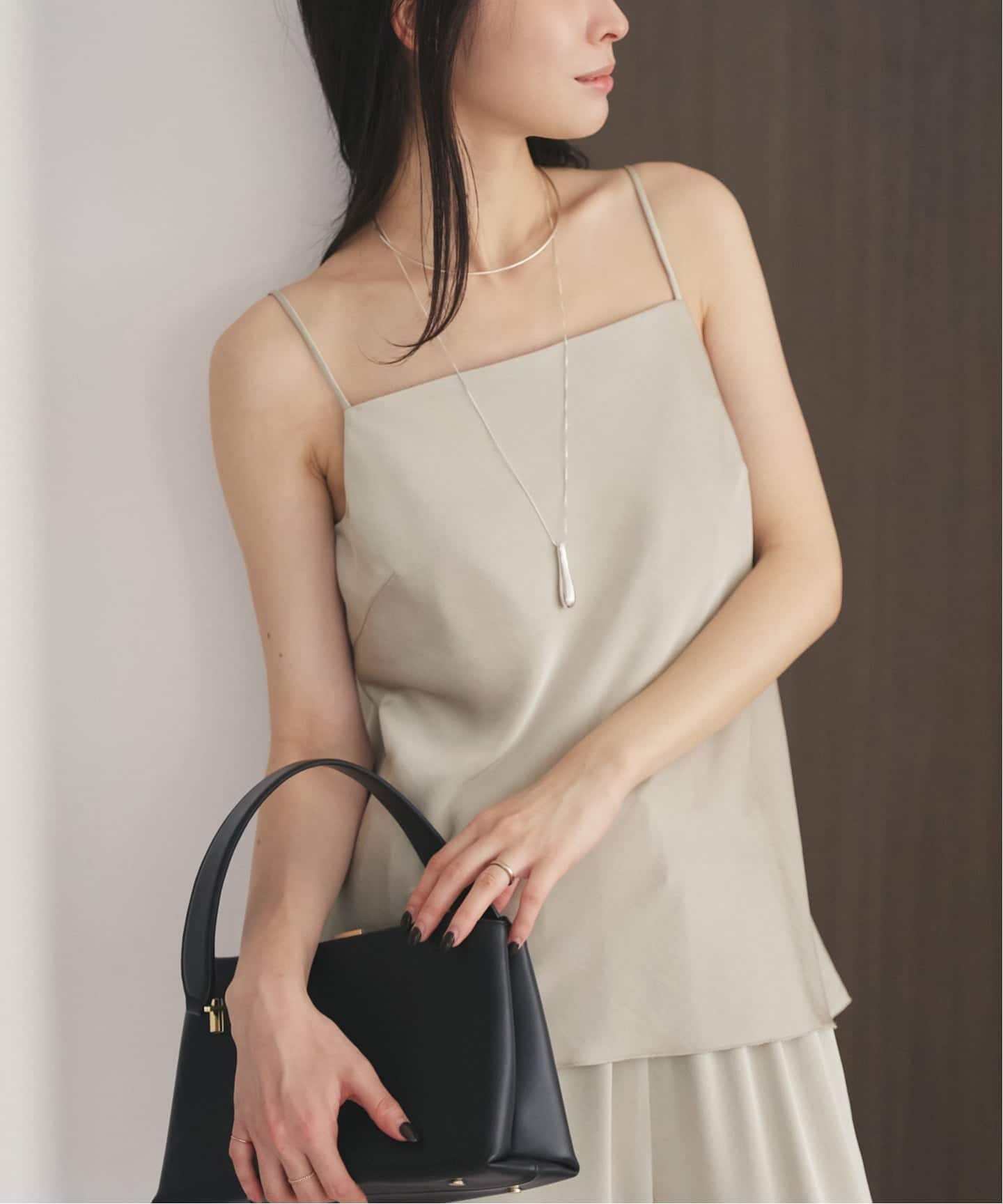 追加予約》dull satin キャミソール（キャミソール）｜Plage