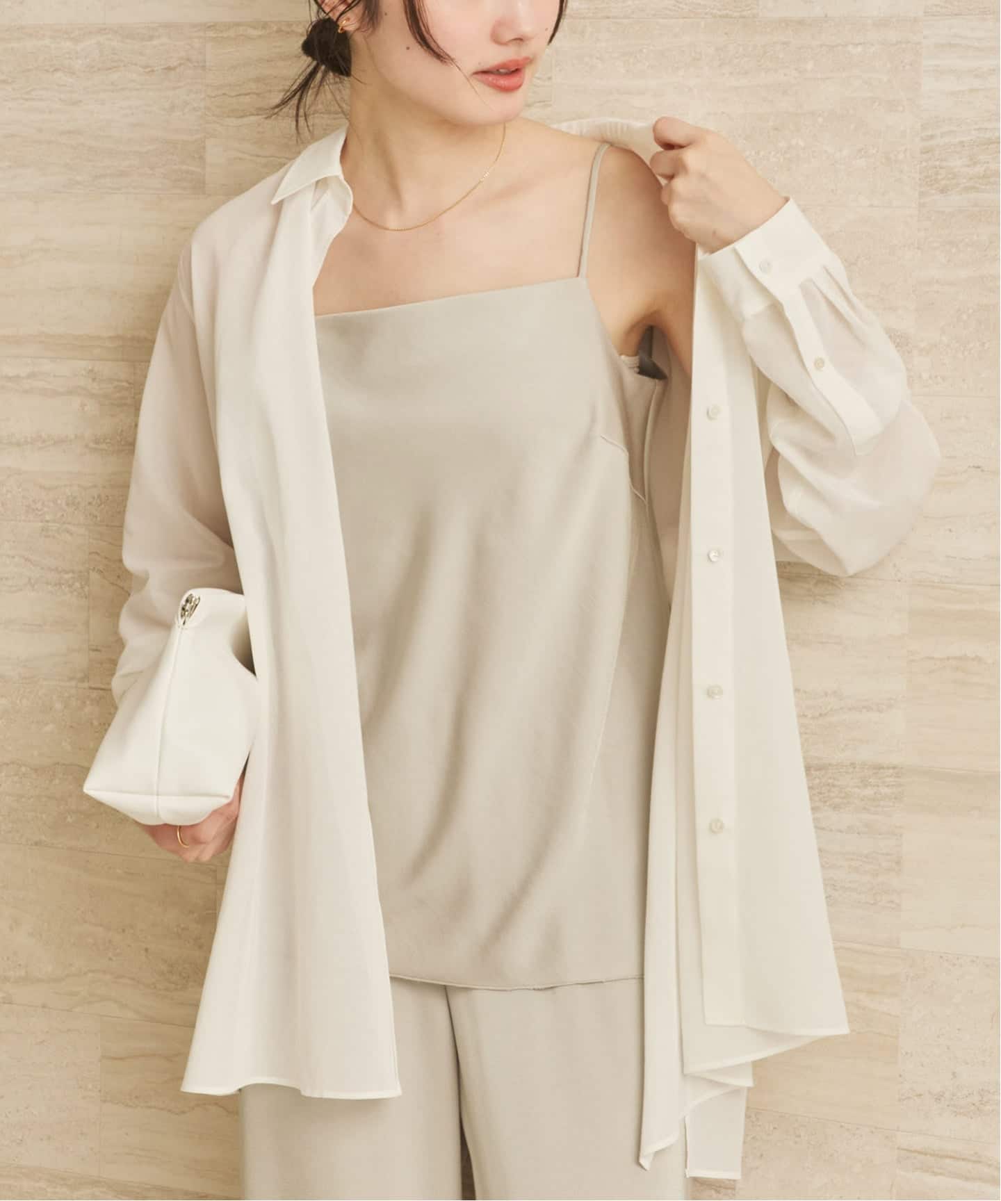 追加予約》dull satin キャミソール（キャミソール）｜Plage