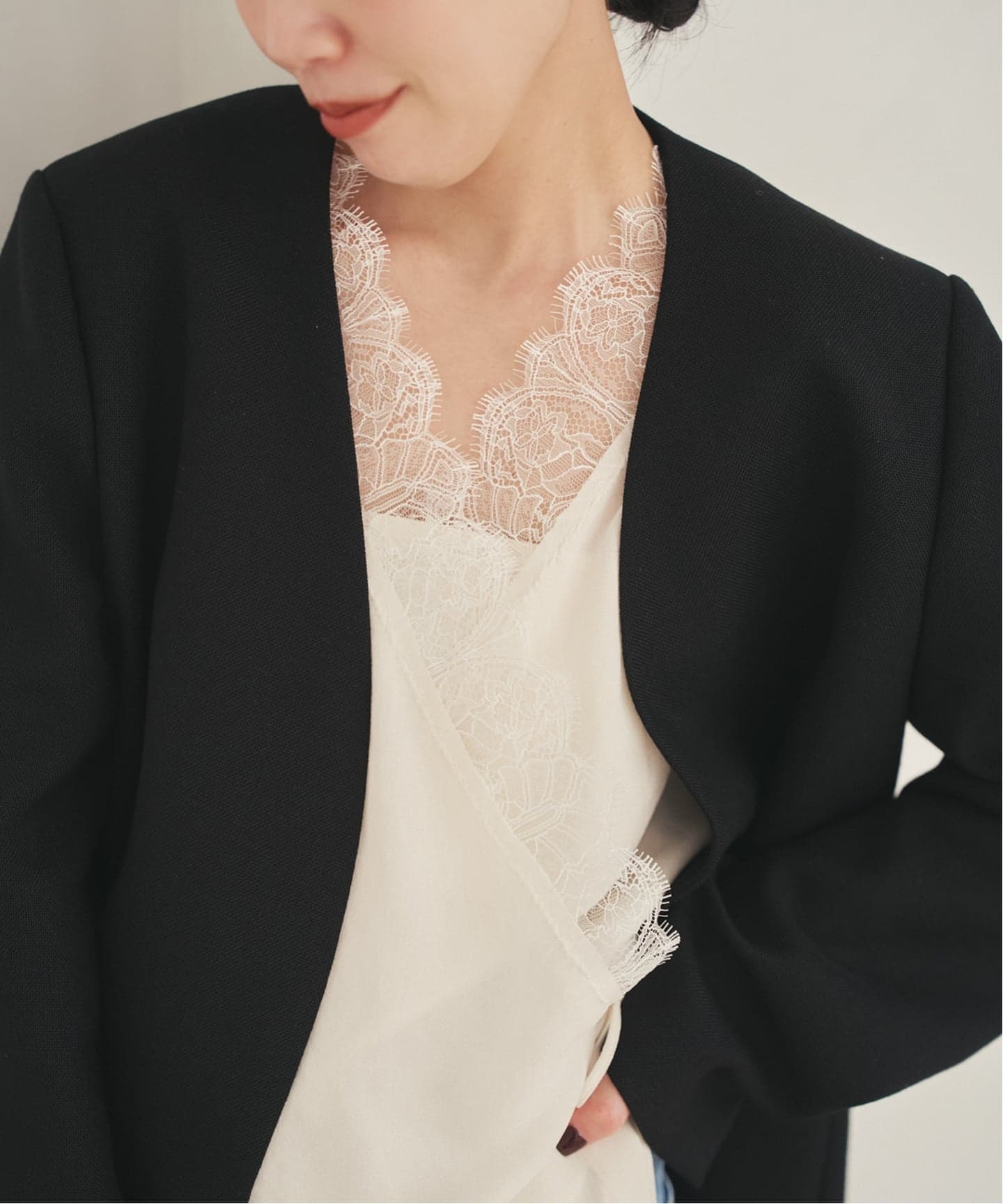 追加予約》solstiss frenchlace ジレ 2（その他トップス）｜Plage