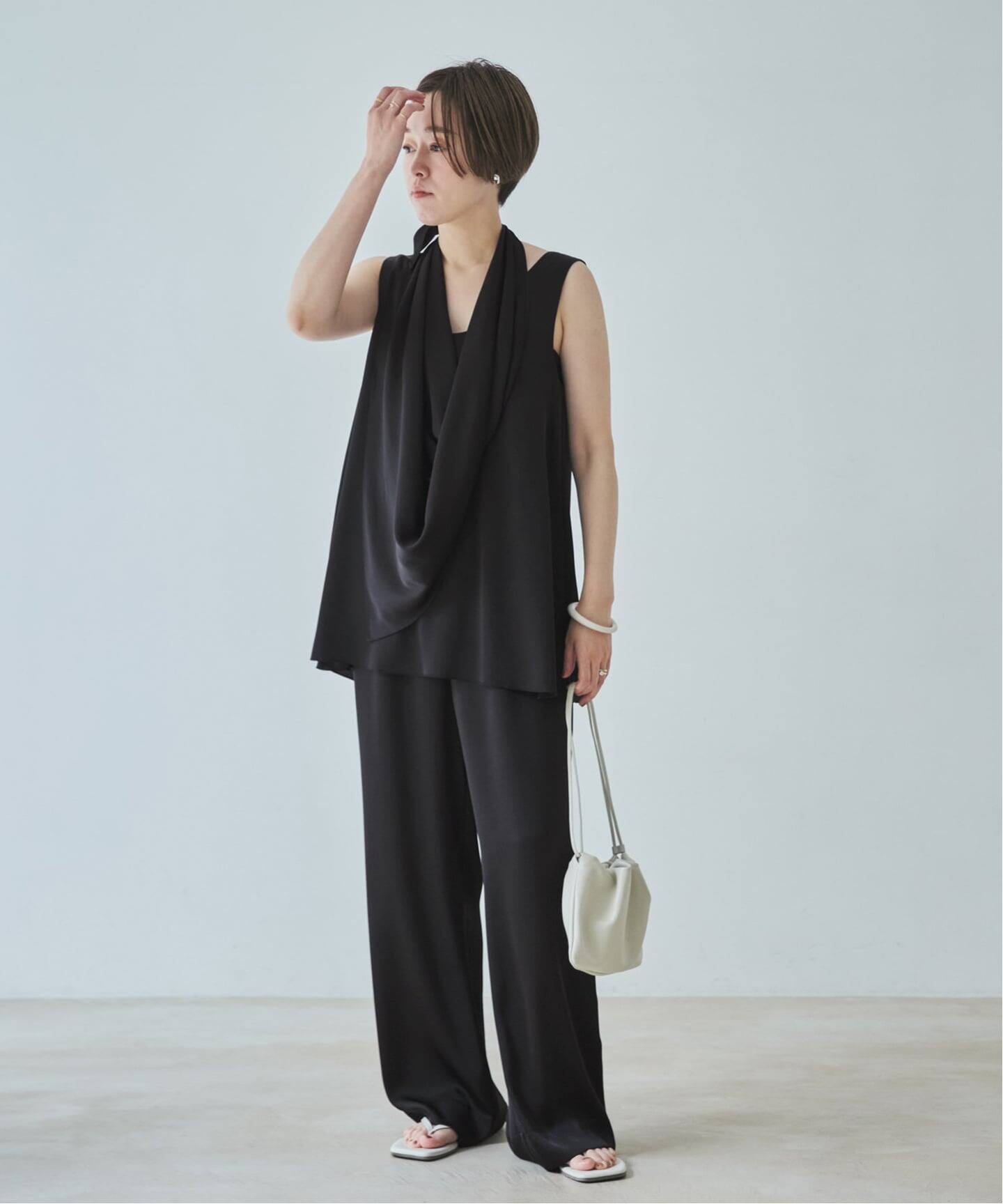 dull satin scarf set タンク（タンクトップ）｜Plage（プラージュ）の