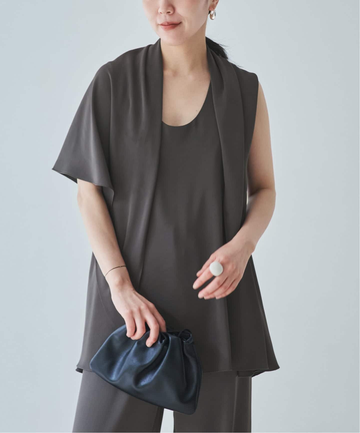 dull satin scarf set タンク（タンクトップ）｜Plage（プラージュ）の