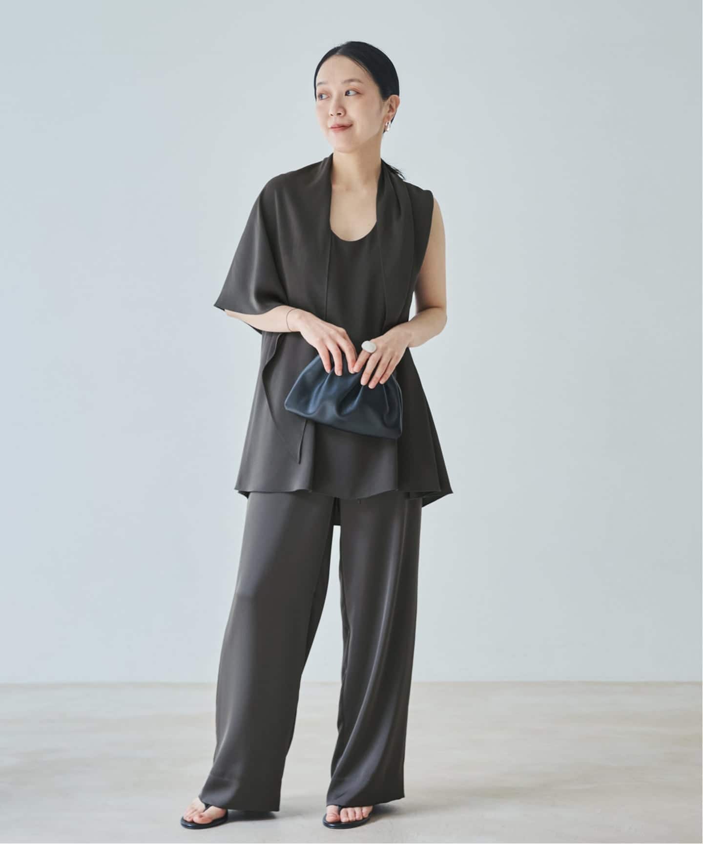 dull satin scarf set タンク（タンクトップ）｜Plage（プラージュ）の