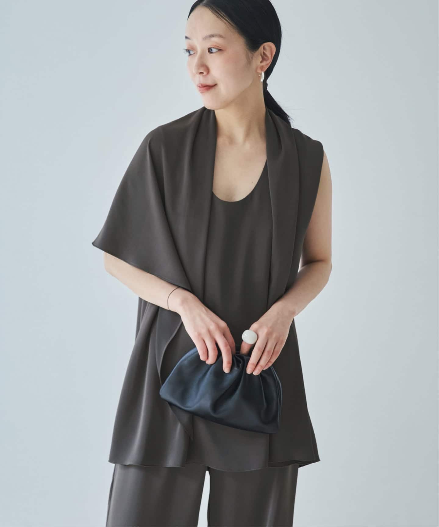 dull satin scarf set タンク（タンクトップ）｜Plage（プラージュ）の