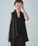 dull satin scarf set タンク