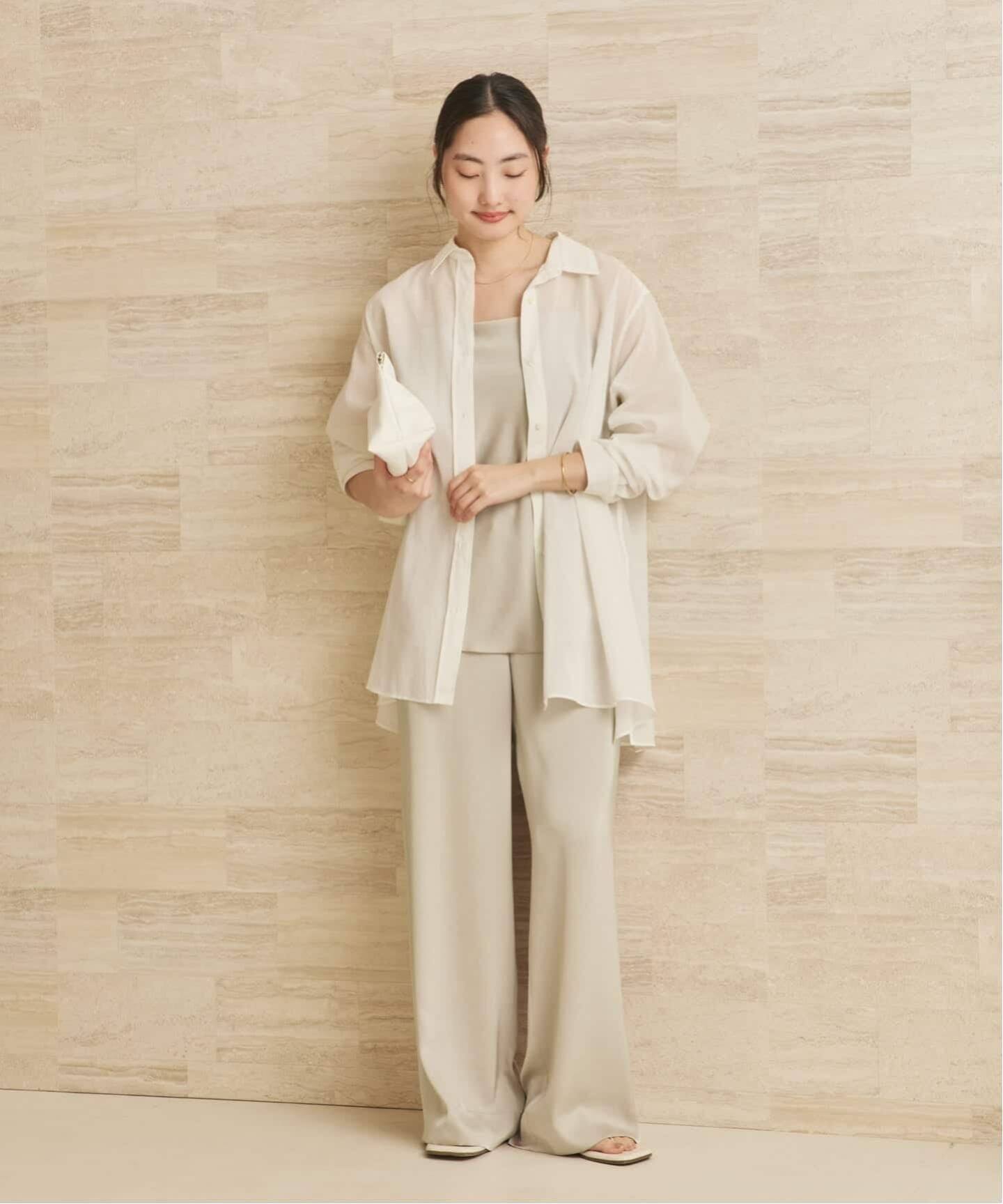 plage dull satin キャミソール　ナチュラル 追加予約》dull satin キャミソール 2（キャミソール）｜Plage