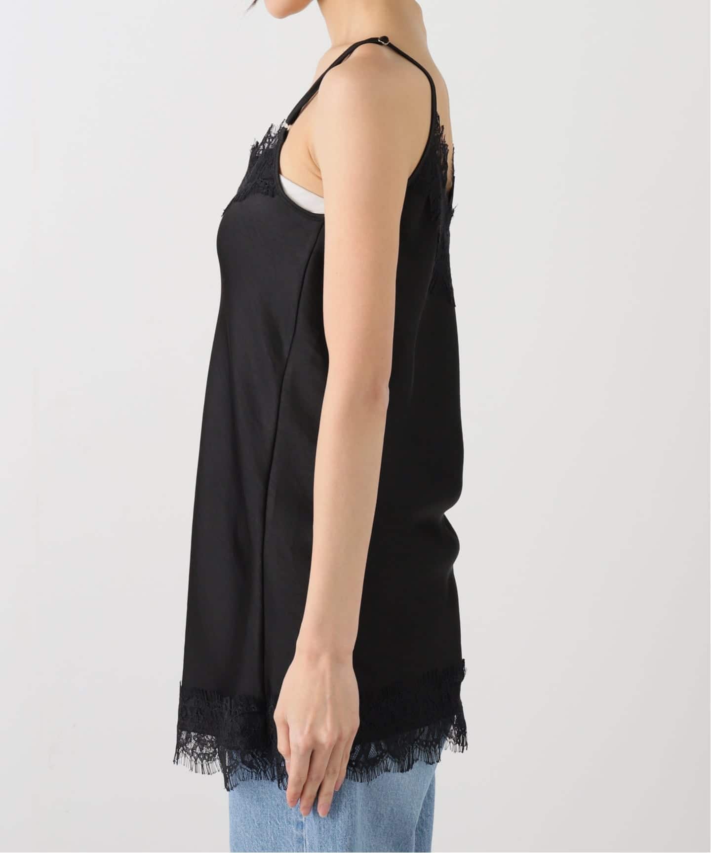 追加》Lace Satin キャミソール 2（キャミソール）｜Plage（プラージュ