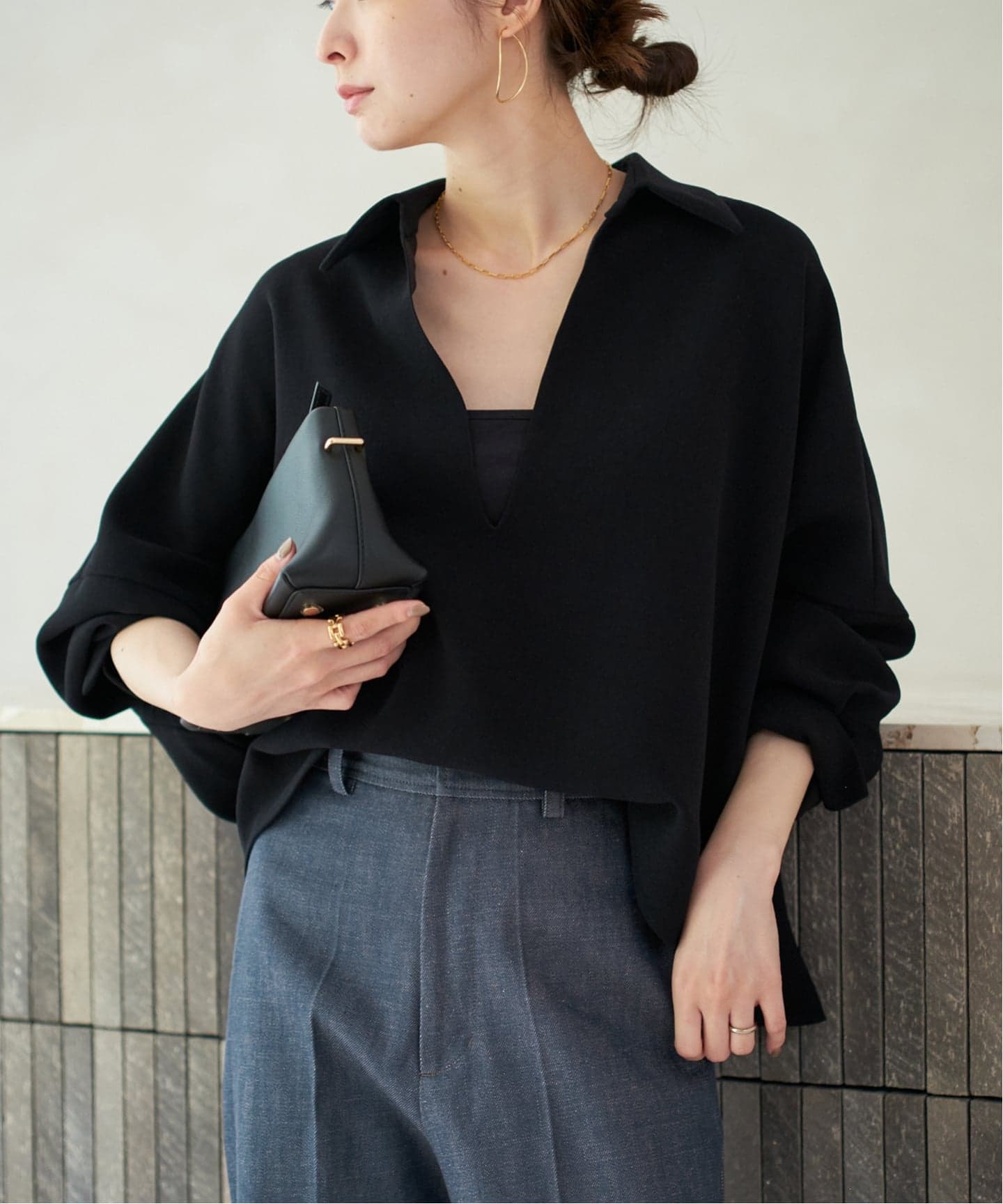 追加予約》GEORGETTE SKIPPER ブラウス（シャツ／ブラウス）｜Plage