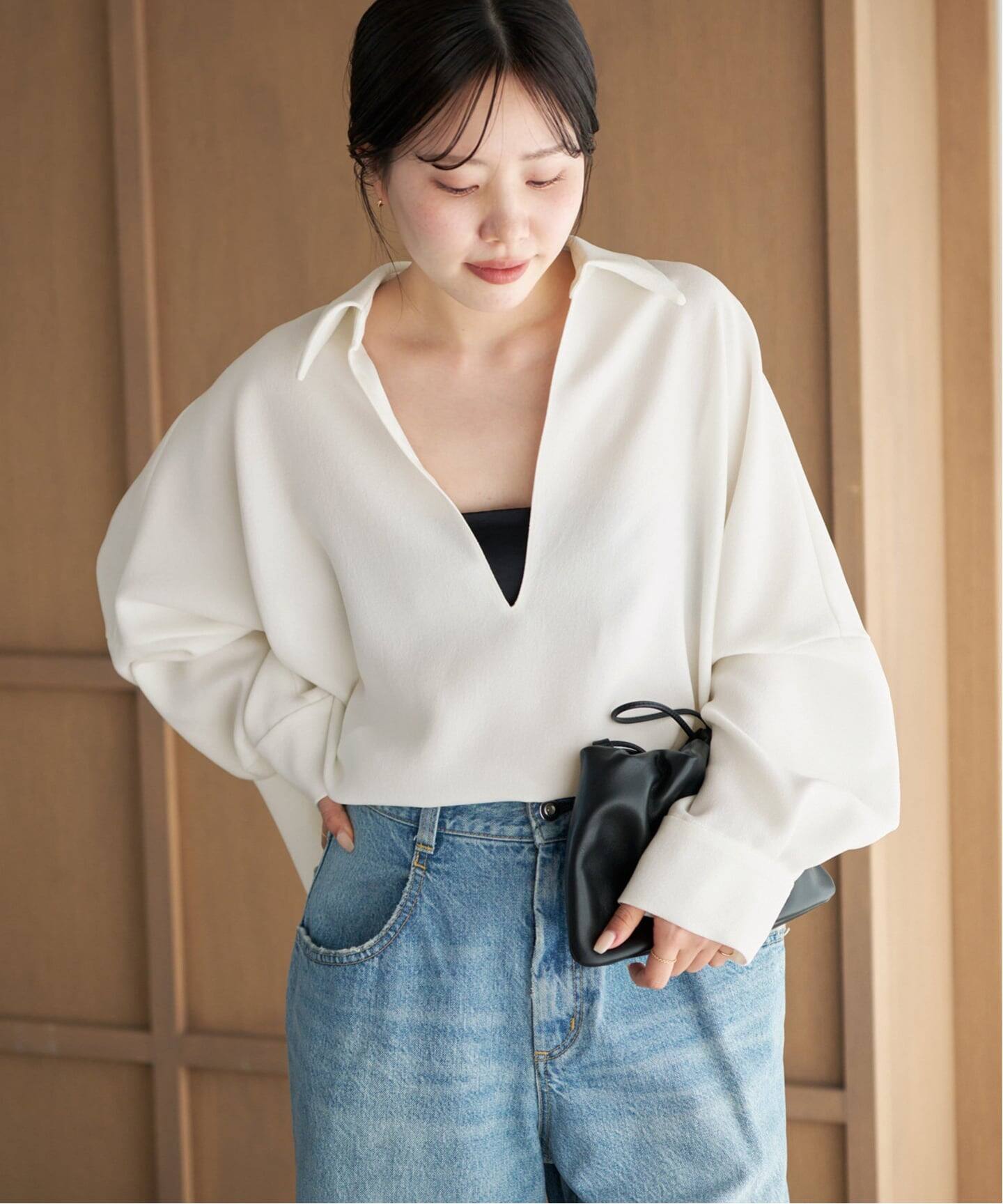 追加予約》GEORGETTE SKIPPER ブラウス（シャツ／ブラウス）｜Plage