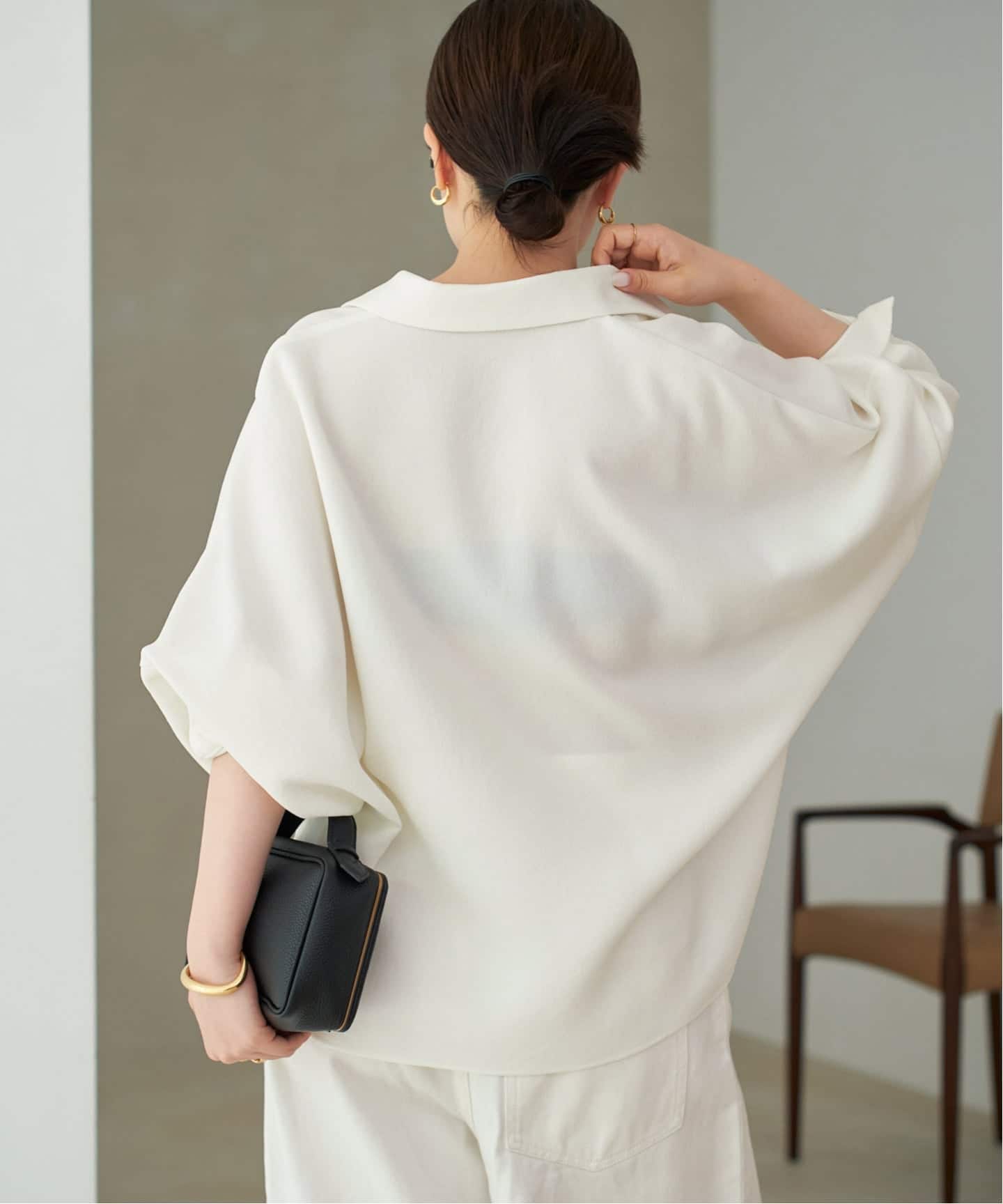 追加予約》GEORGETTE SKIPPER ブラウス（シャツ／ブラウス）｜Plage