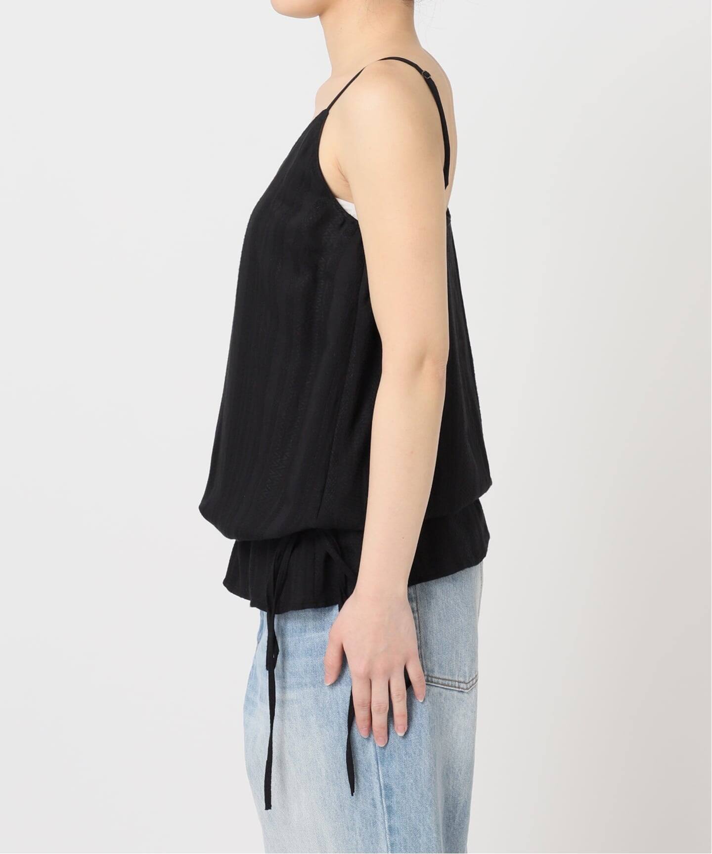 le / ル JACQUARD DRAWSTRING ブラウス（キャミソール）｜Plage