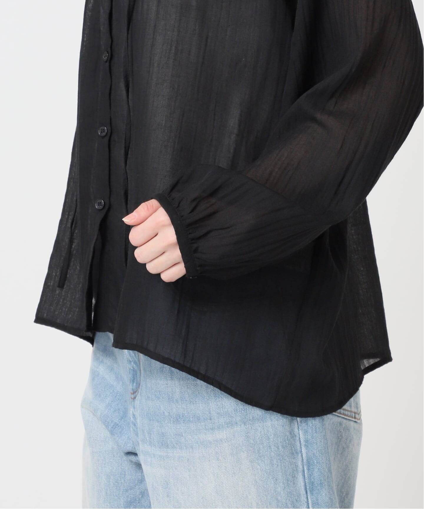 専用　plage COTTON SHIRRING ブラウス プラージュ Plage COTTON SHIRRING ブラウス （ブラック