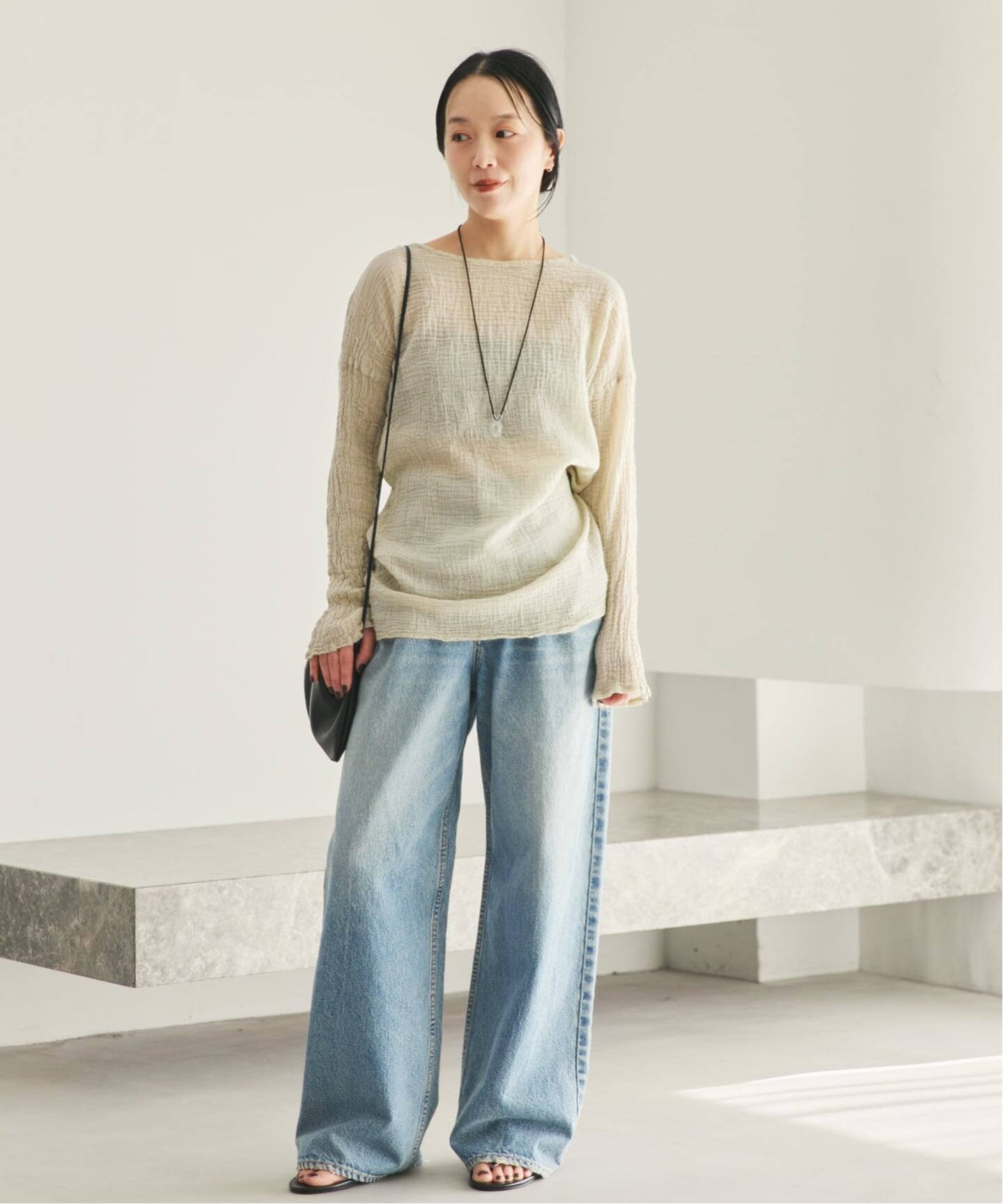 WEB限定追加》LES ATELIERS FRANCAIS DE CONFECTION 別注 T-ブラウス 