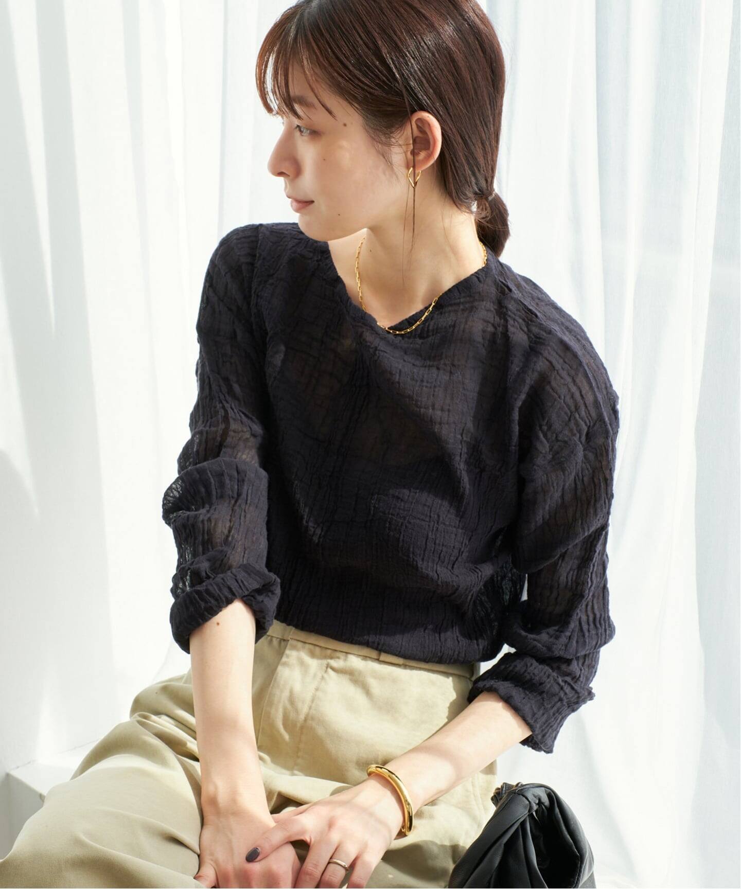 WEB限定追加》LES ATELIERS FRANCAIS DE CONFECTION 別注 T-ブラウス 