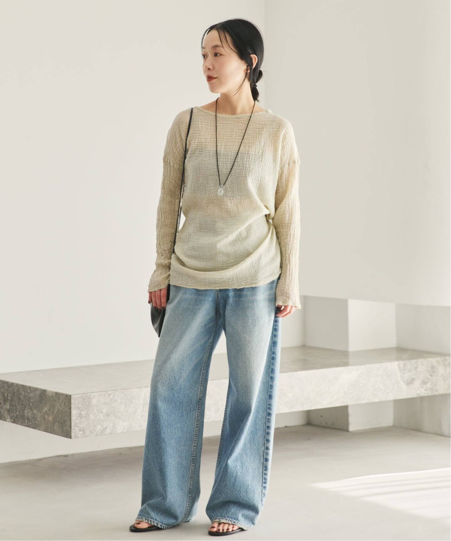WEB限定追加》LES ATELIERS FRANCAIS DE CONFECTION 別注 T-ブラウス 