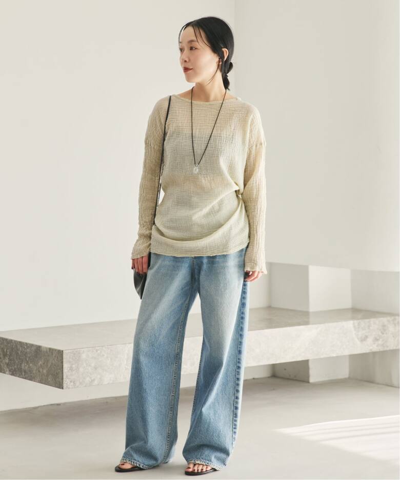 WEB限定追加》LES ATELIERS FRANCAIS DE CONFECTION 別注 T-ブラウス 