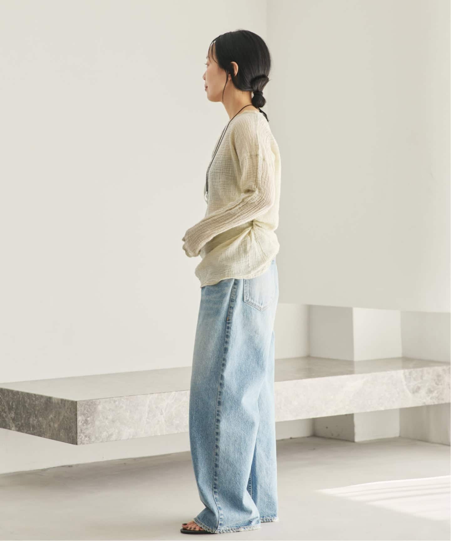 WEB限定追加》LES ATELIERS FRANCAIS DE CONFECTION 別注 T-ブラウス