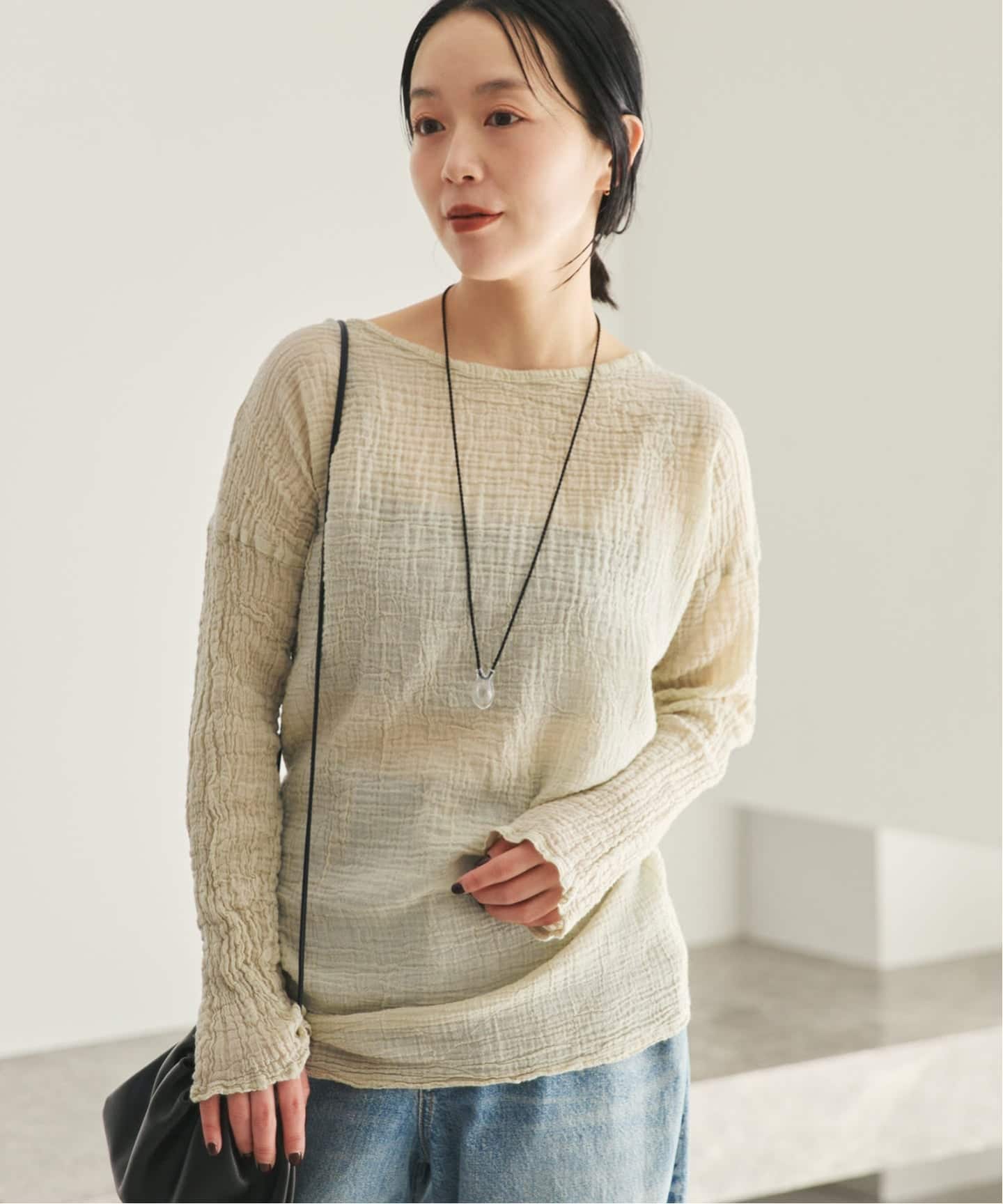 WEB限定追加》LES ATELIERS FRANCAIS DE CONFECTION 別注 T-ブラウス